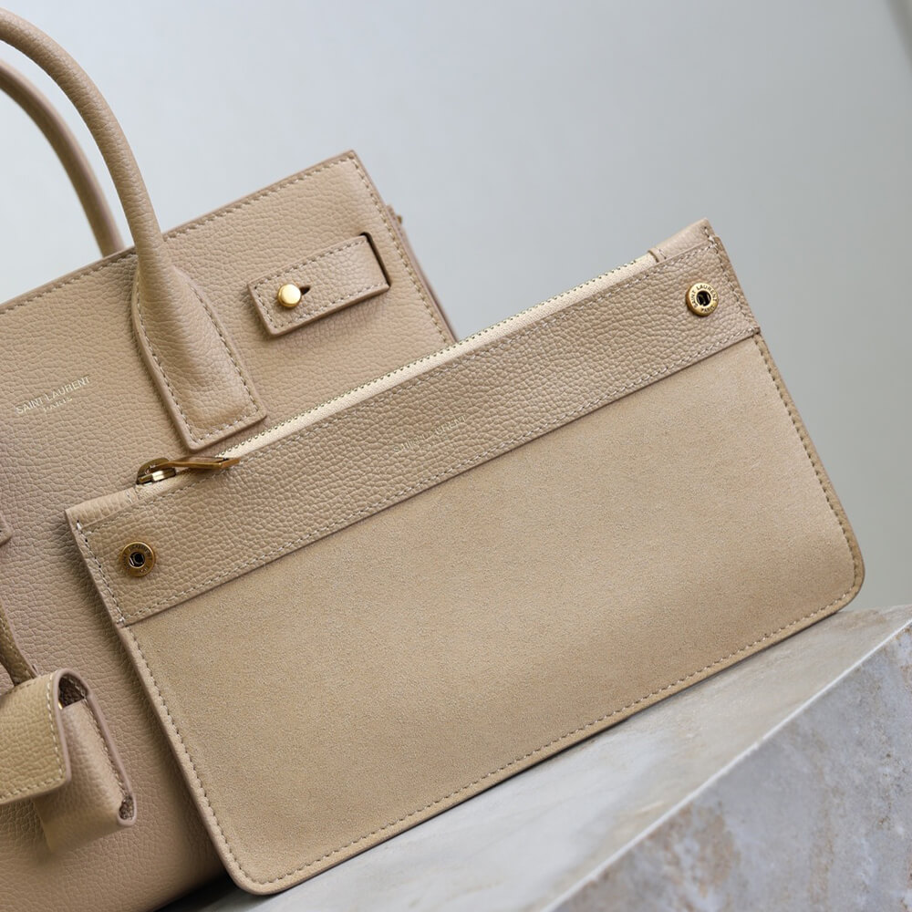 YSL SAC DE JOUR IN SUPPLE GRAINED LEATHER   BABY(HIGH-END GRADE) - Top Club