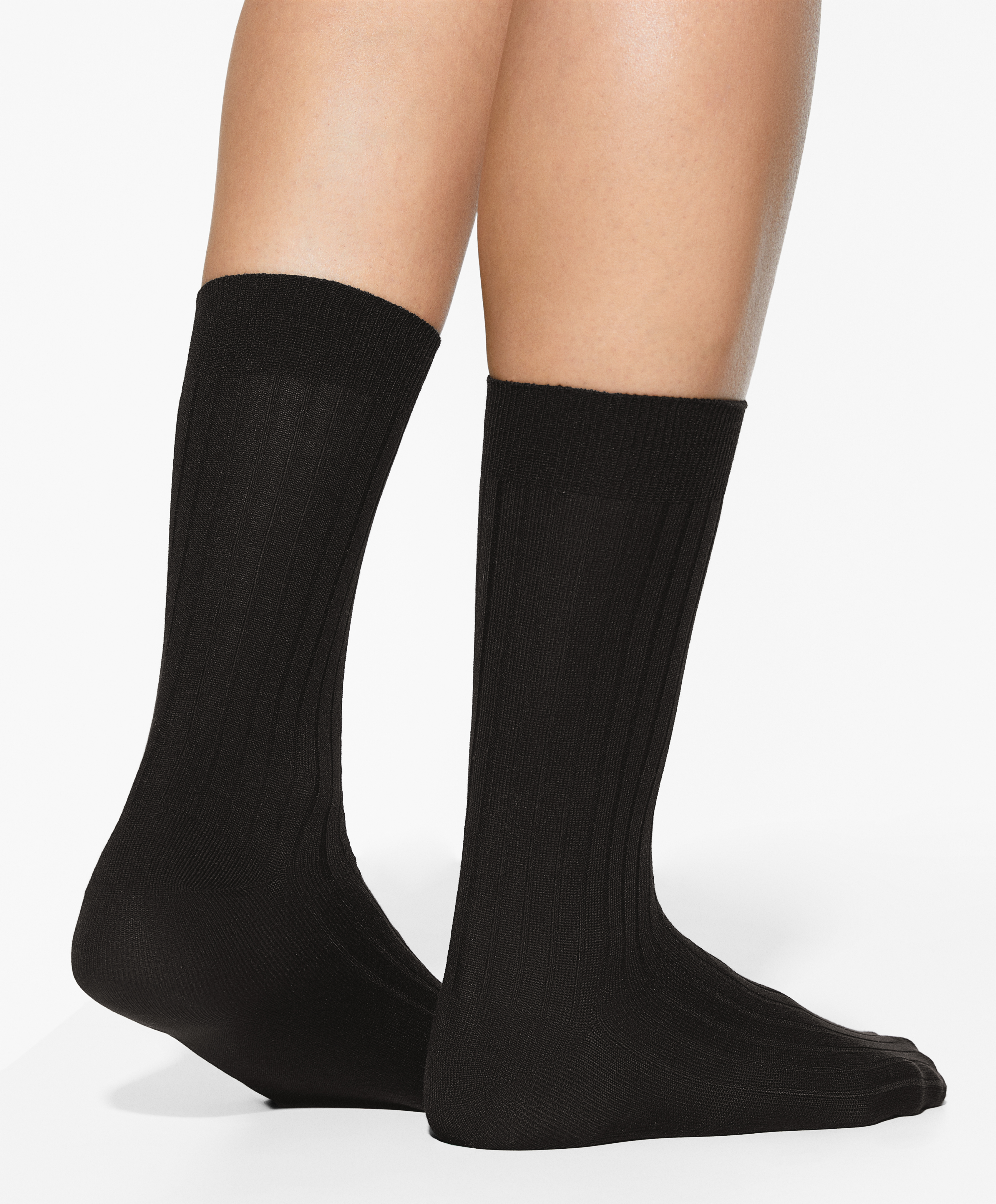OYSHO Rib silk classic socks