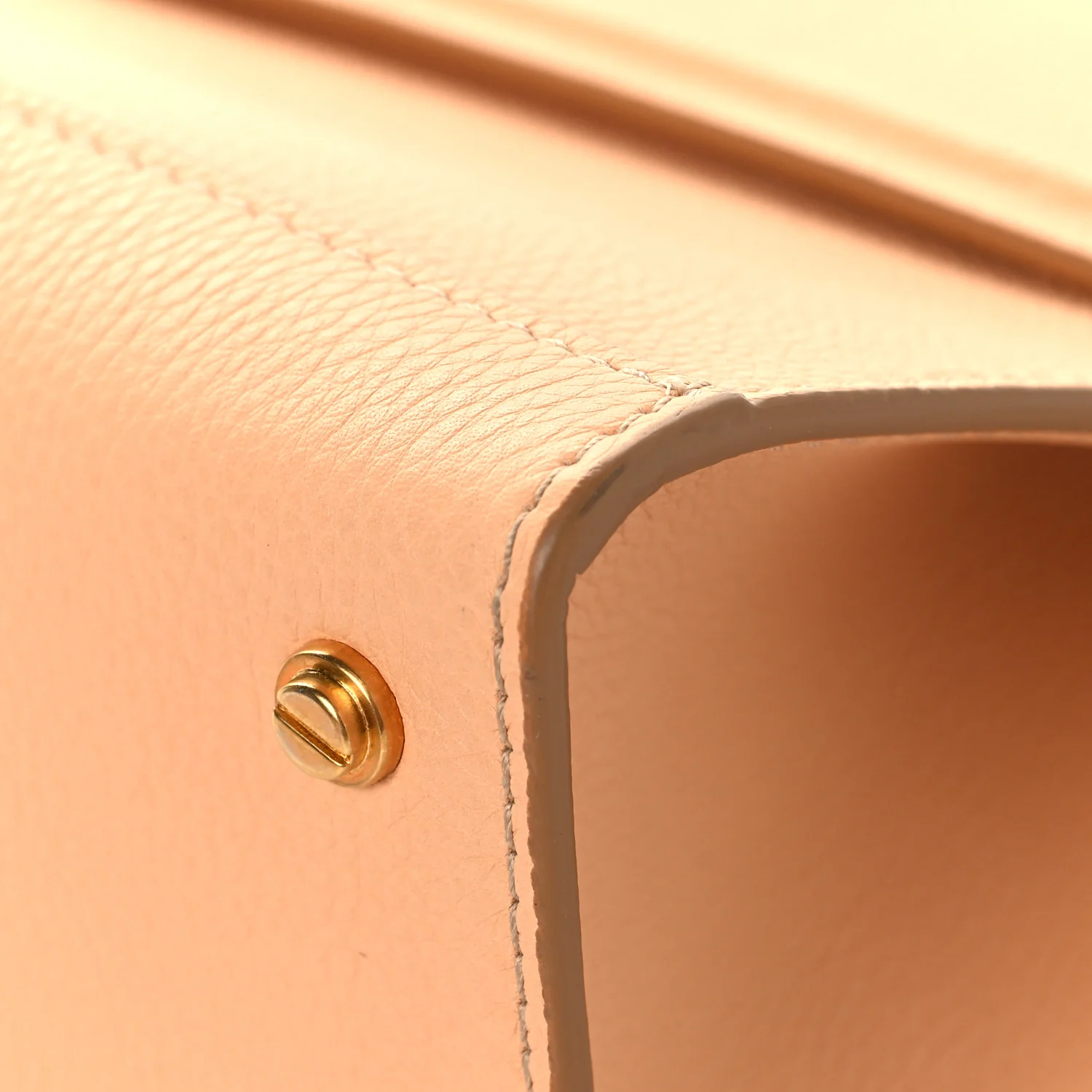 Grained Calfskin Mini Horizon Satchel Beige - Top Club