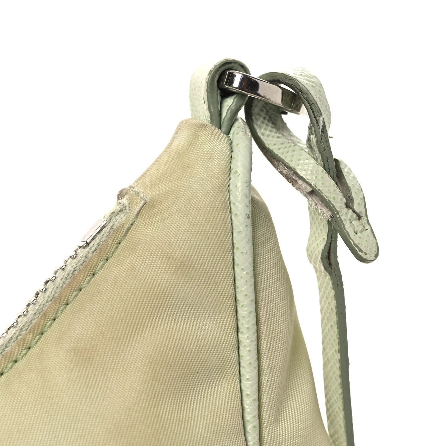 Re-Nylon Saffiano Re-Edition 2005 Shoulder Bag Acqua - Top Club
