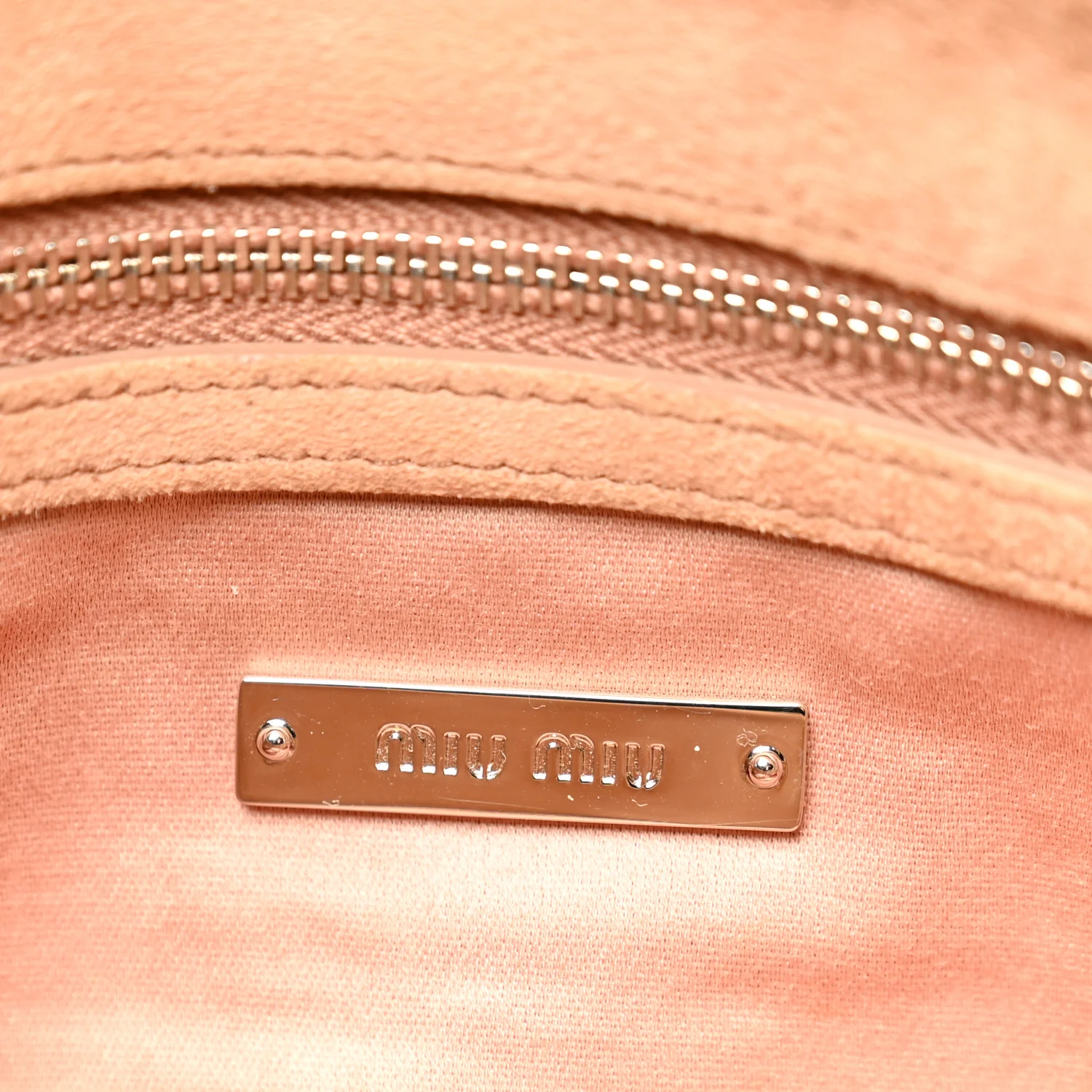 Velvet Matelasse Crystal Chain Shoulder Bag Cammeo - Top Club