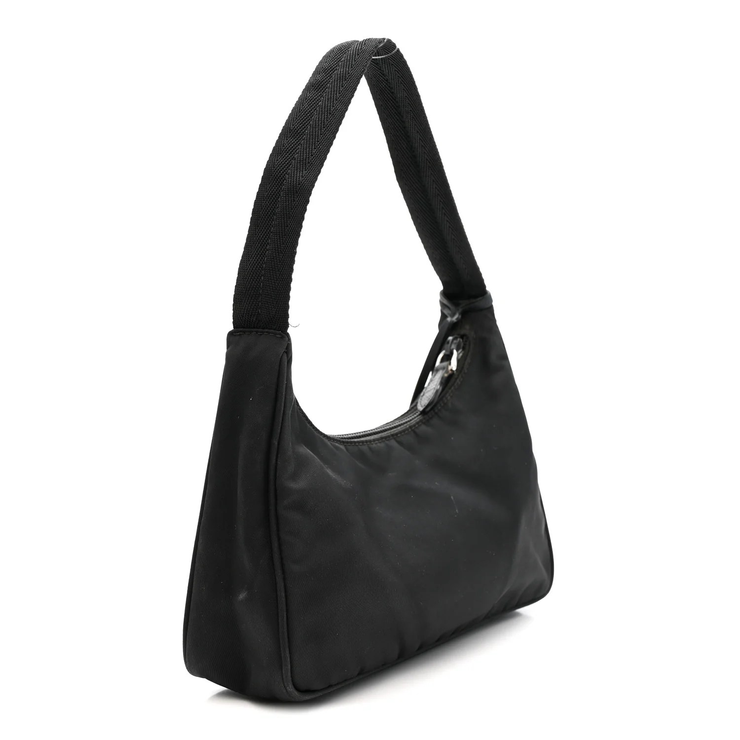 Tessuto Nylon Mini Re-Edition 2000 Bag Black - Top Club