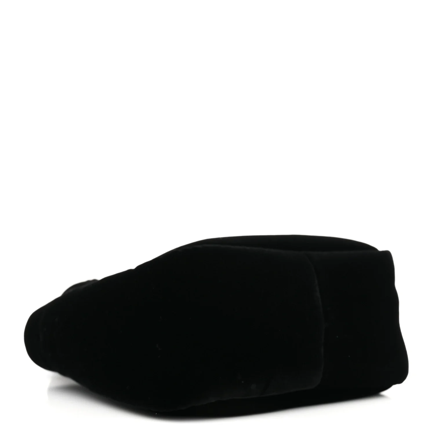 Padded Velvet Mini Bag Black - Top Club