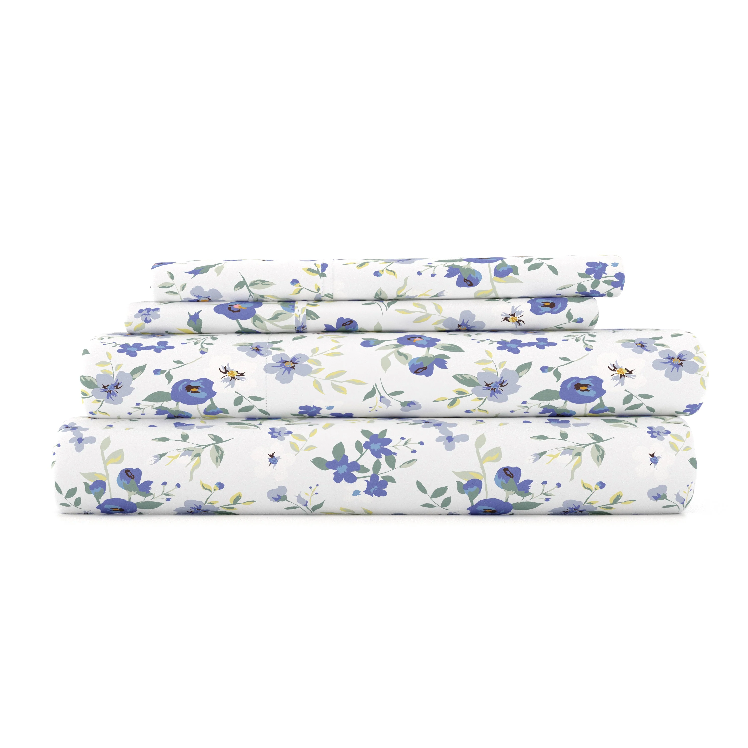 Blossoms Pattern 4-Piece Sheet Set (Sale)