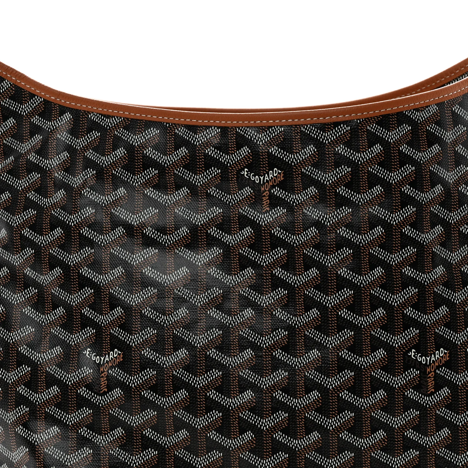 Goyardine Boheme Hobo Black Gold - Top Club