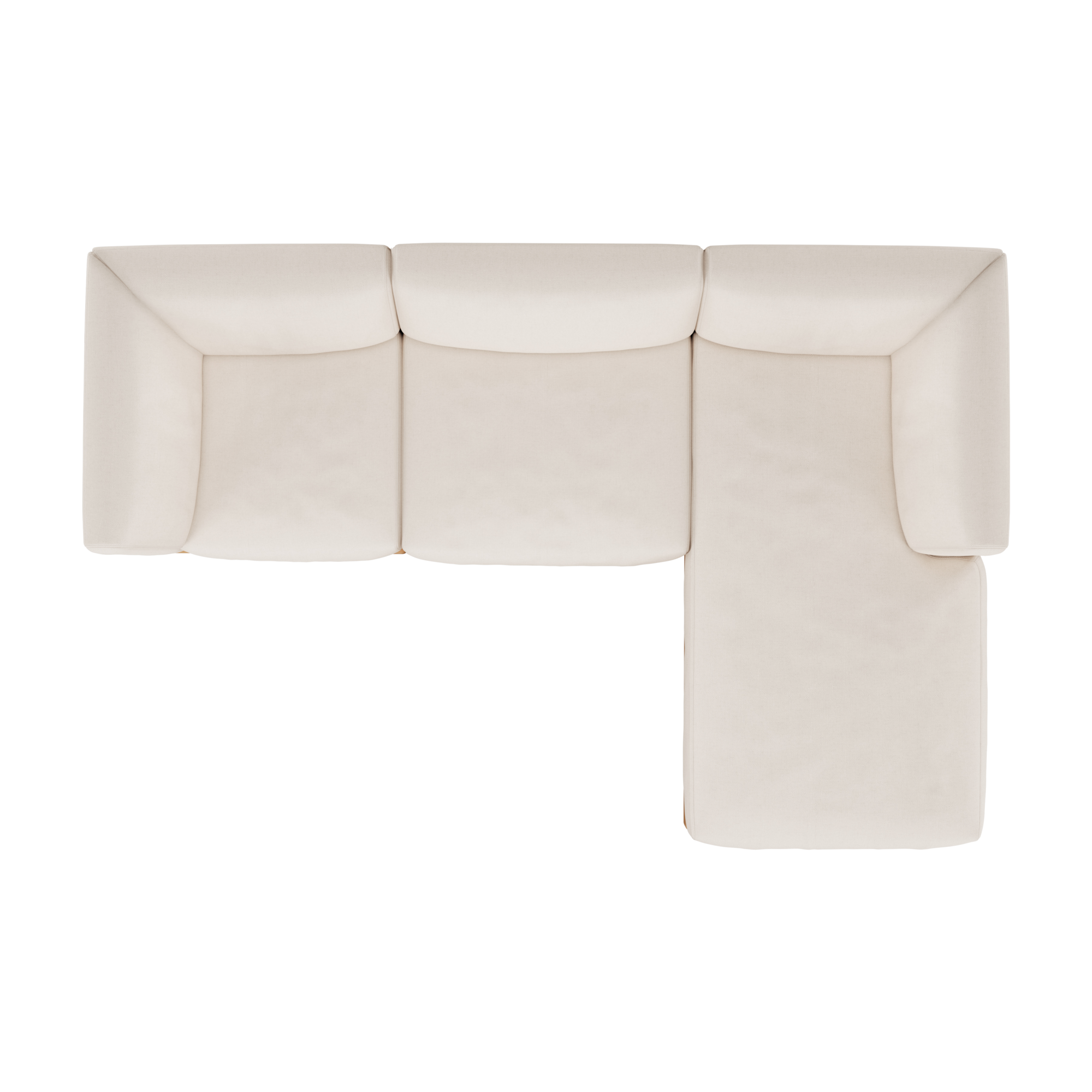 Modulaire bank Monocle outdoor wit set 3 zits lounge R