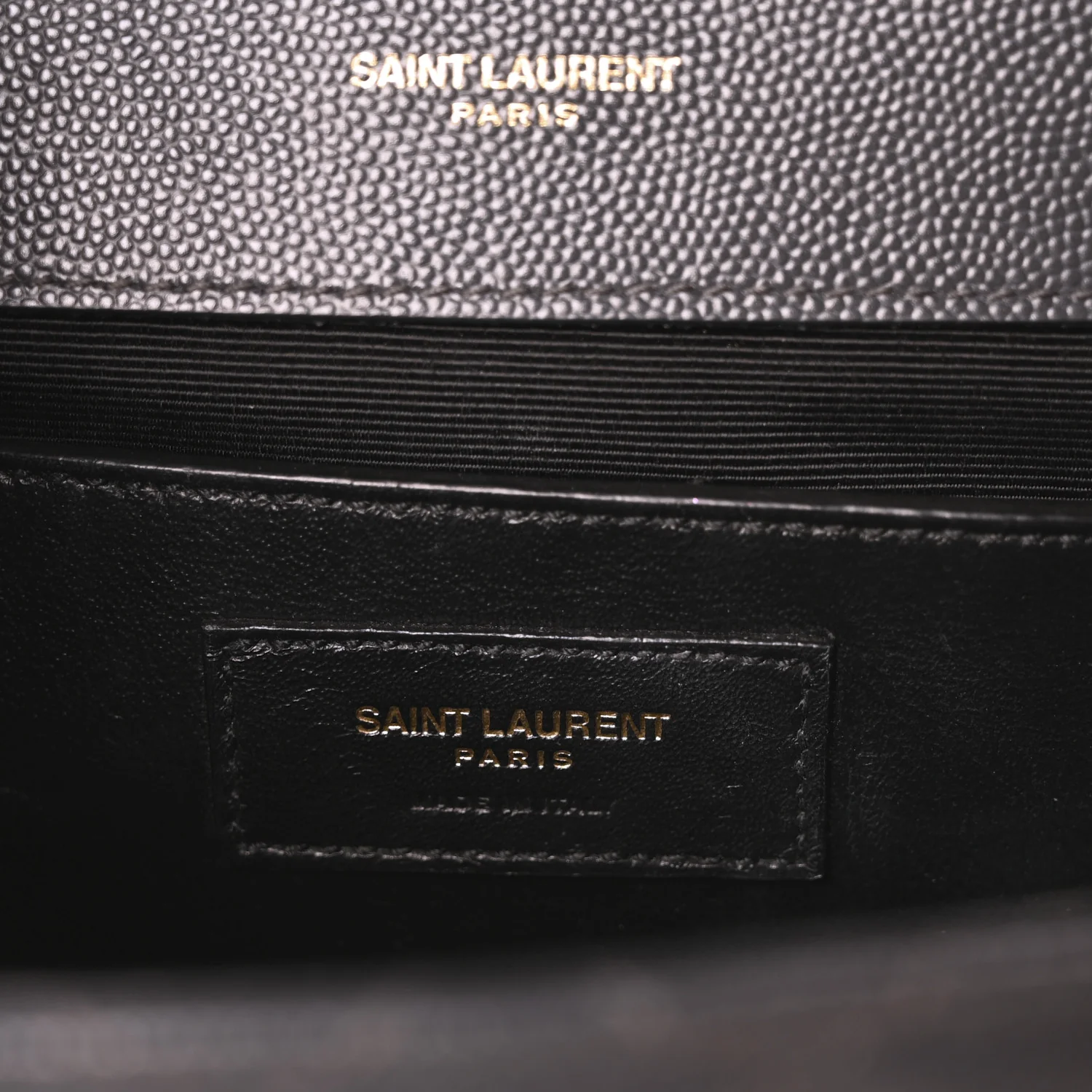 Grain De Poudre Textured Mixed Matelasse Triquilt Medium Monogram Satchel Dark Smog - Top Club
