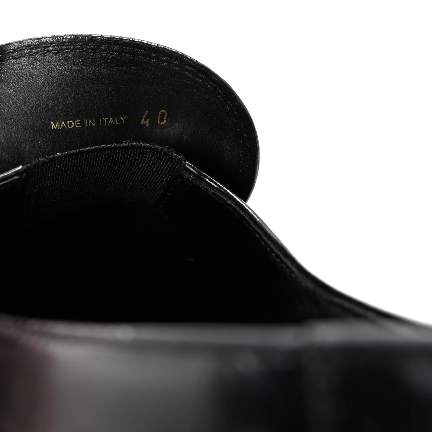 Spazzolato Metal Triangle Logo 50mm Loafers 40 Black - Top Club