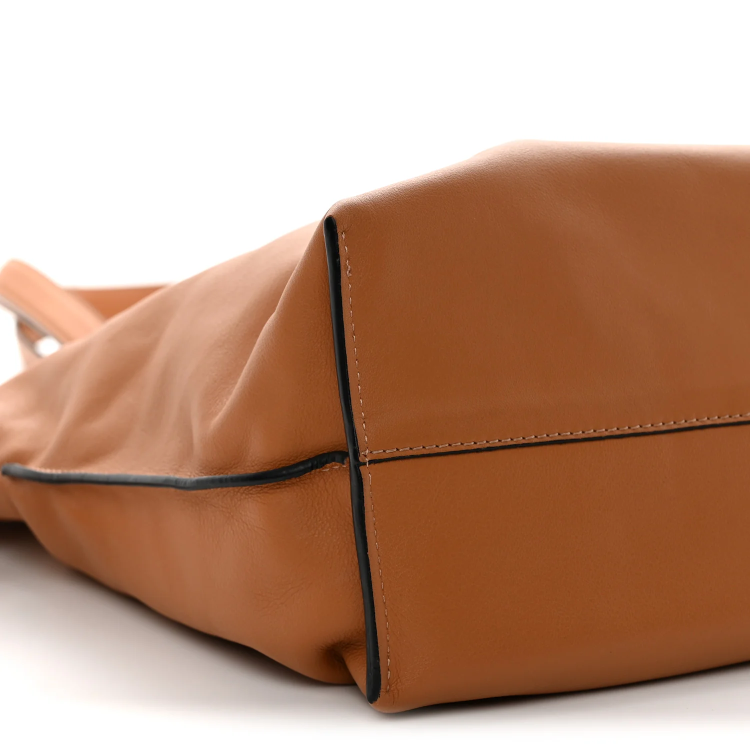 Calfskin Large Flamenco Knot Bag Warm Desert - Top Club