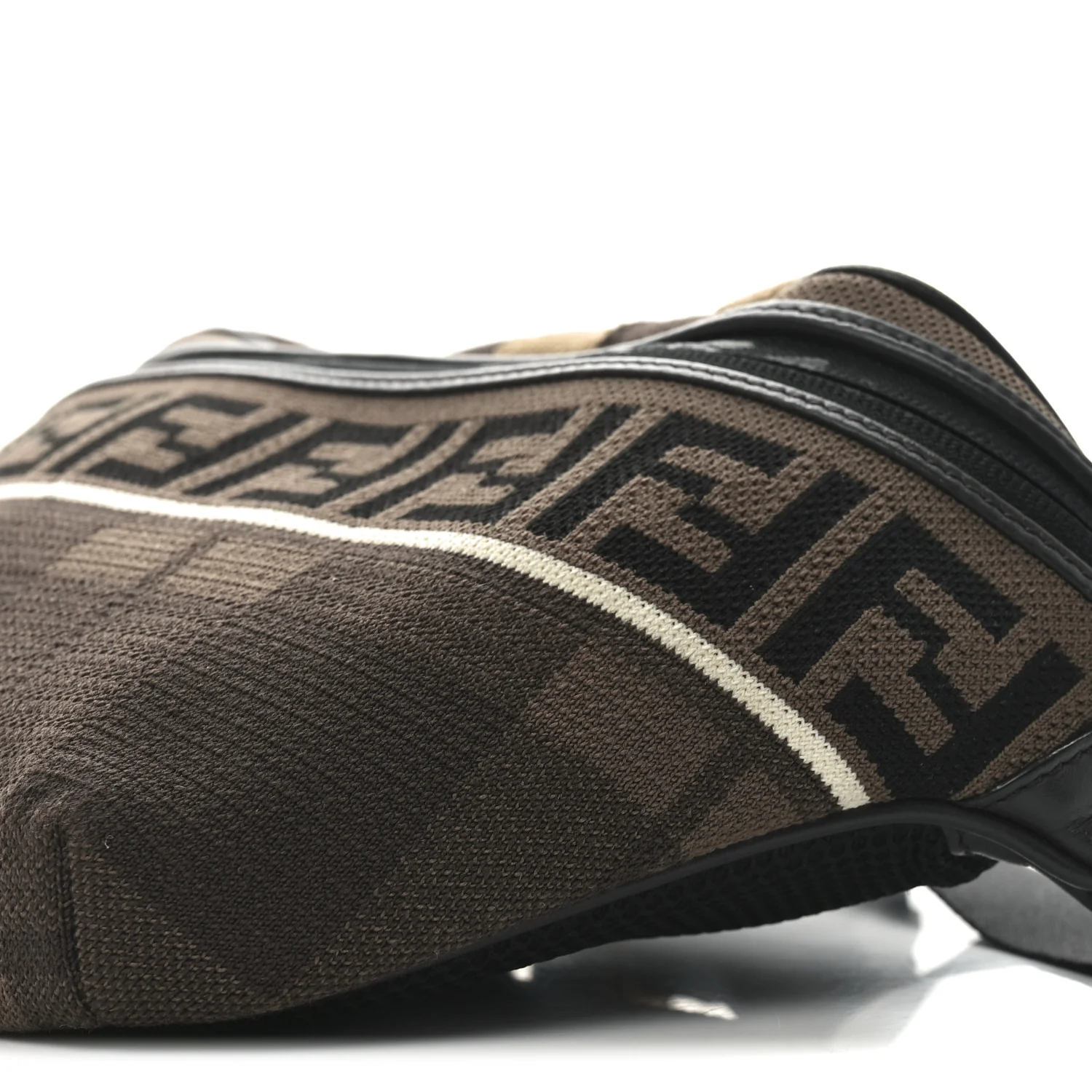 Vitello Century Maglia Pattern Mix Belt Bag Havana - Top Club