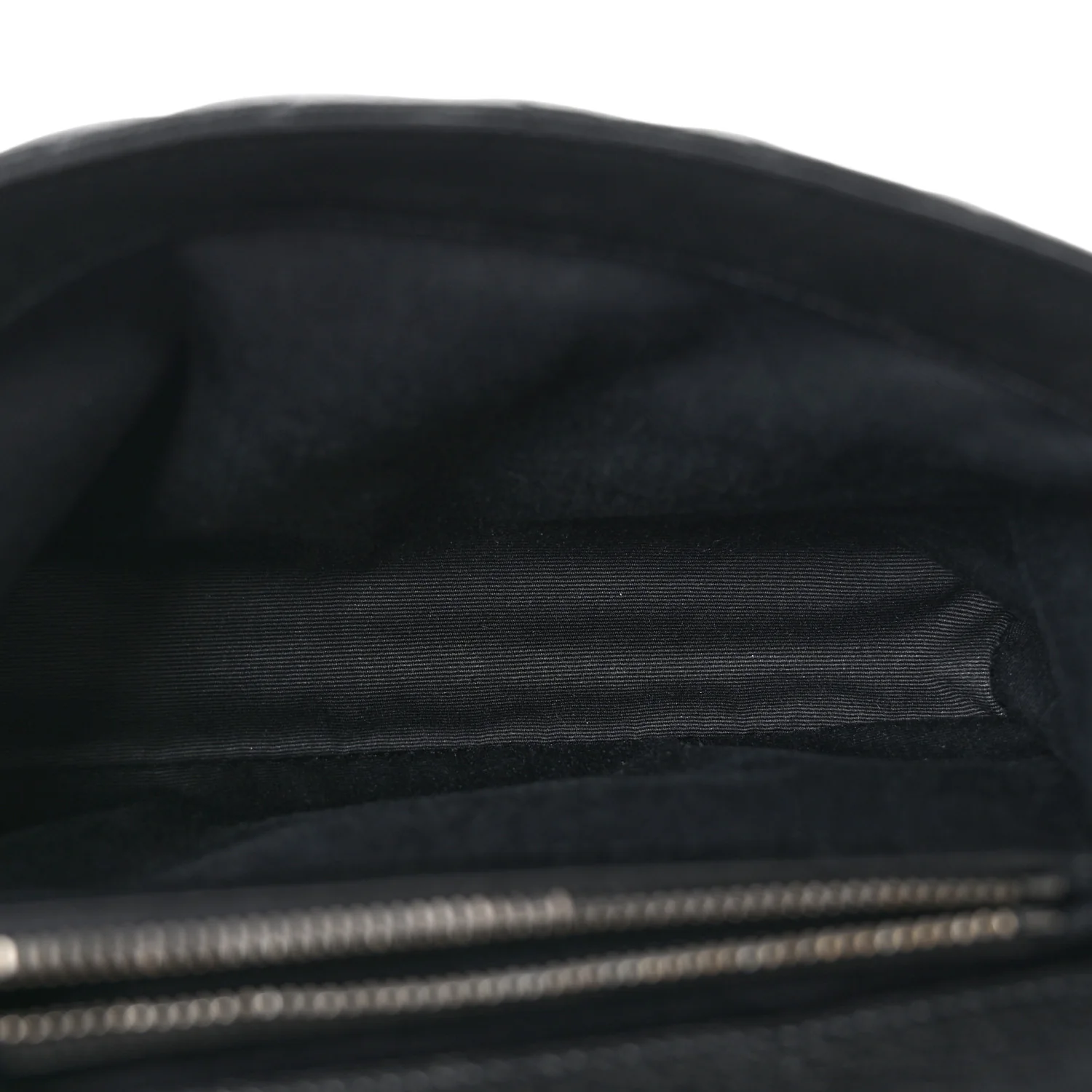 Sheepskin Matelasse Chevron Monogram Medium College Bag Black - Top Club