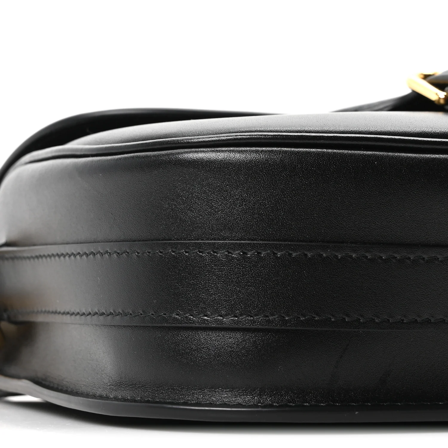 Box Calfskin Medium Bobby Flap Black - Top Club