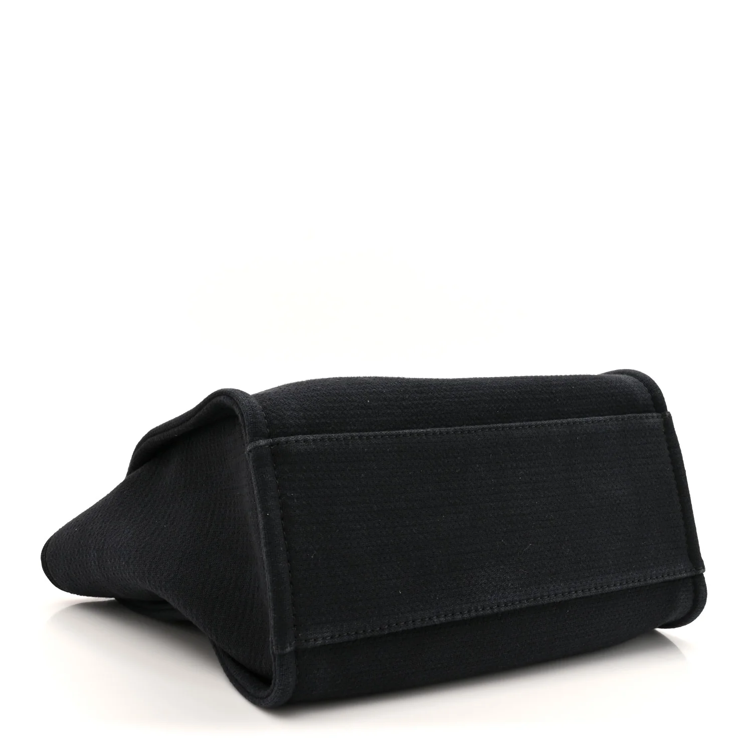 Mixed Fibers Small Deauville Tote Black - Top Club