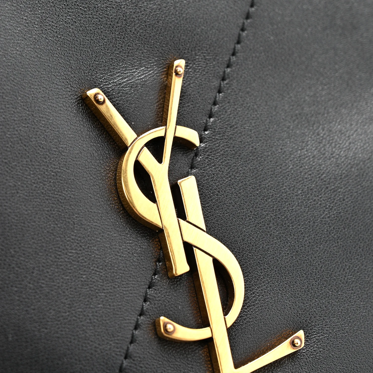 Lambskin Matelasse Monogram Medium Jamie 4.3 Pochon Black - Top Club
