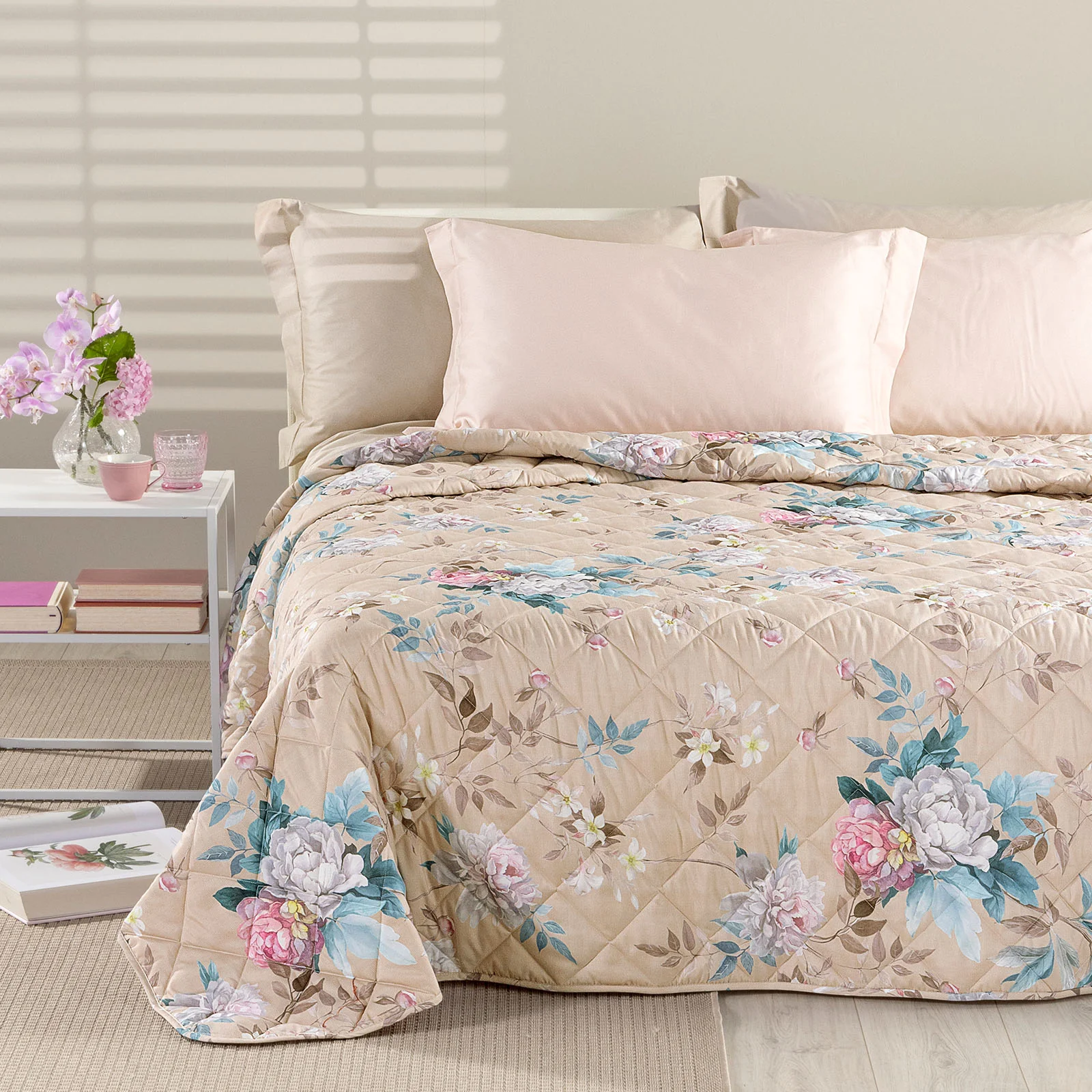 Copriletto Trapuntato In Microfibra Zen Singolo Unica Modern