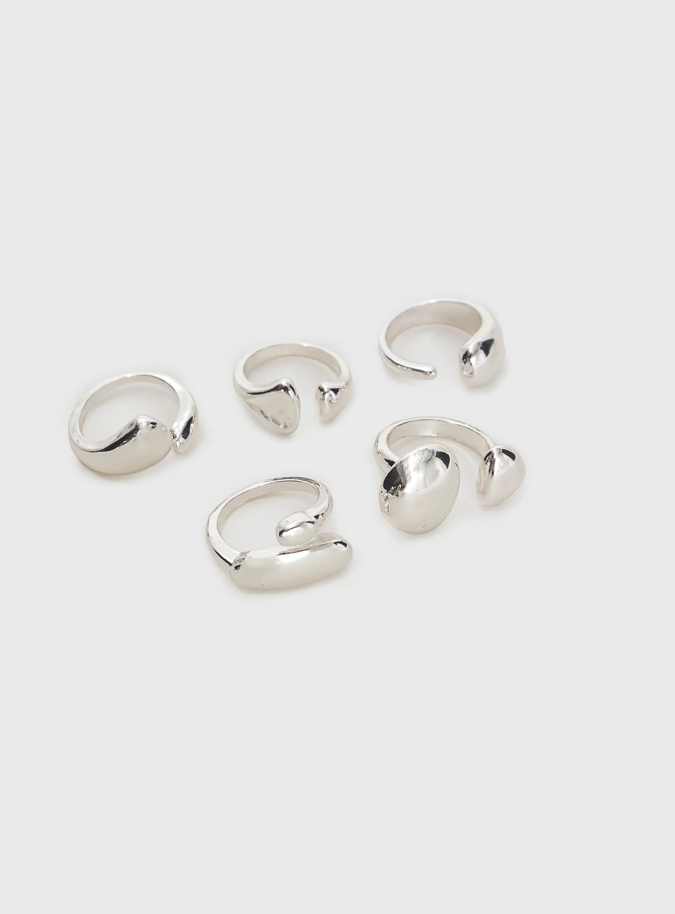 Bubble Ring Pack Silver