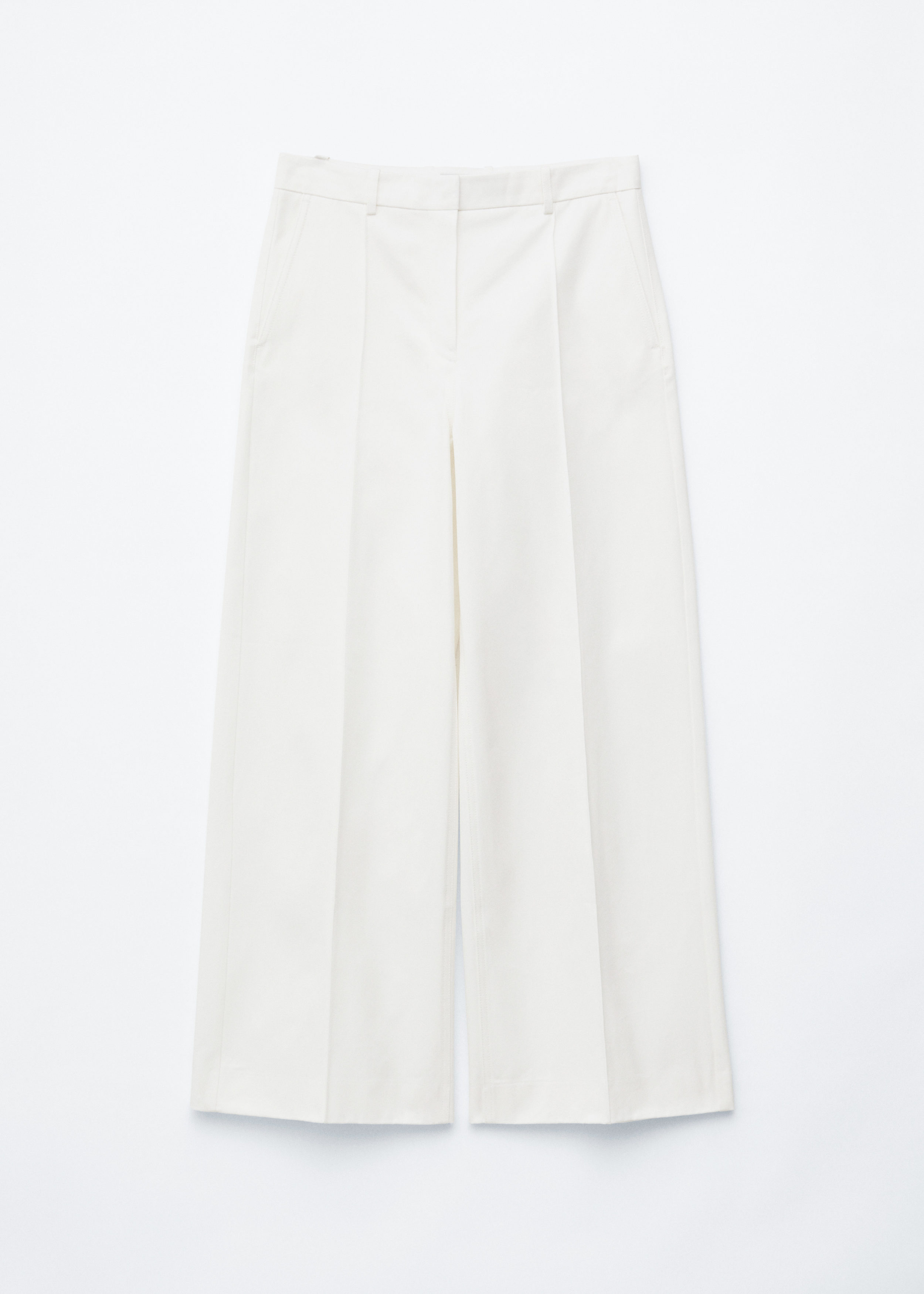 & Other Stories PRESS-CREASE COTTON TROUSERS
