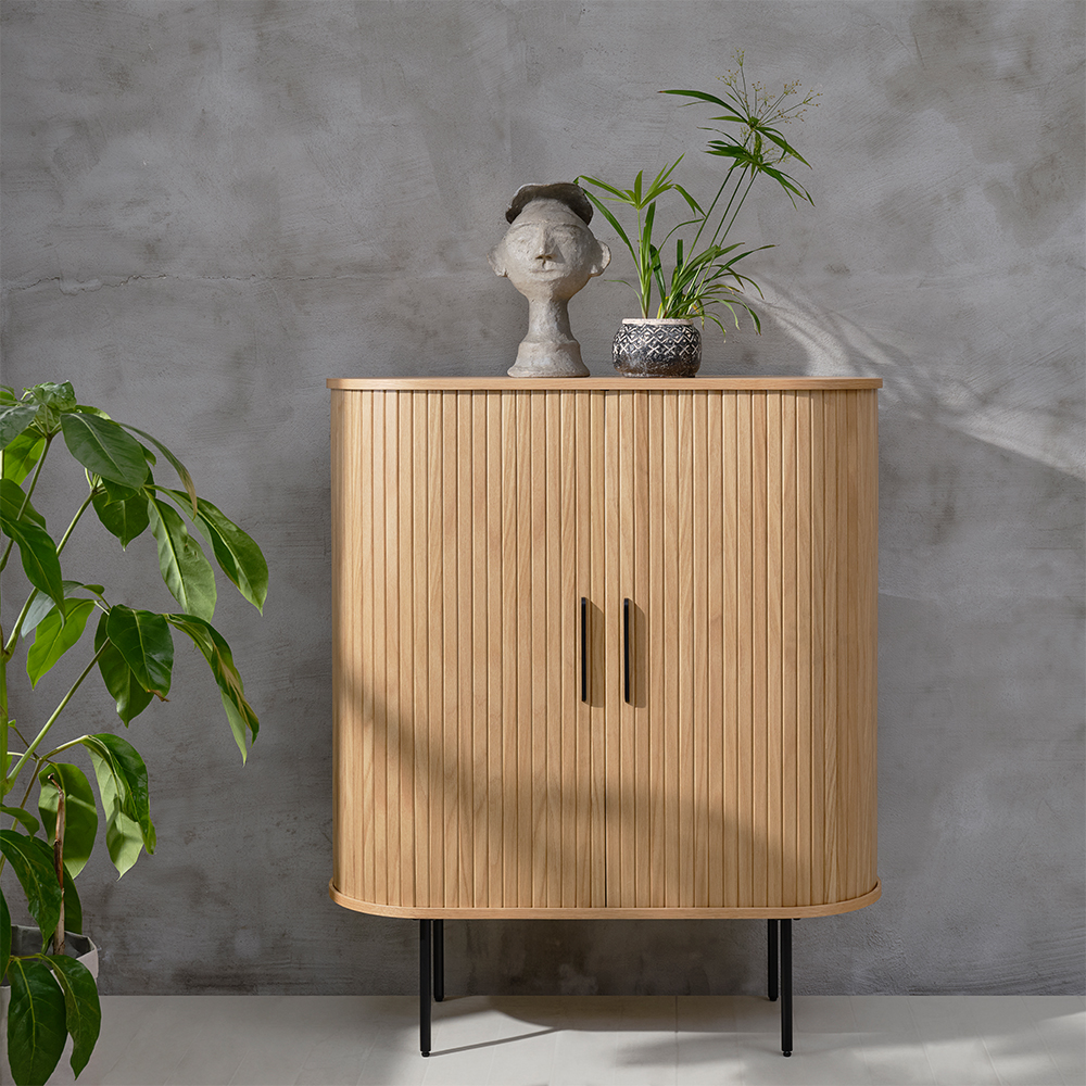 Houten opbergkast Lenn Naturel