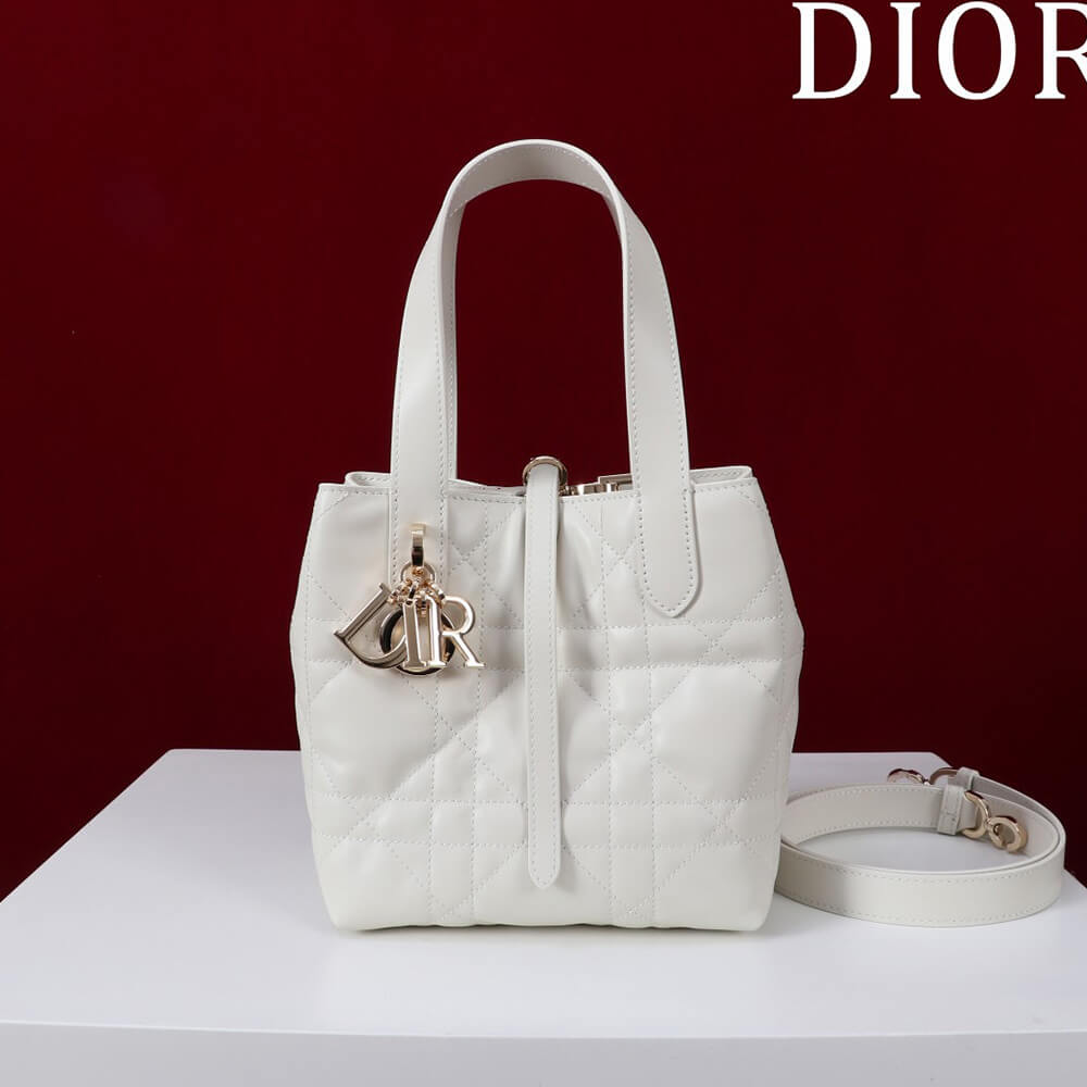 Small Dior Toujours Vertical Tote Bag(high-end grade) - Top Club