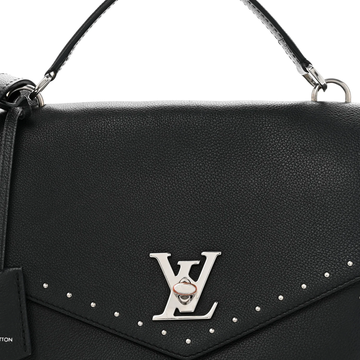 Soft Calfskin My Lockme Studs Black - Top Club