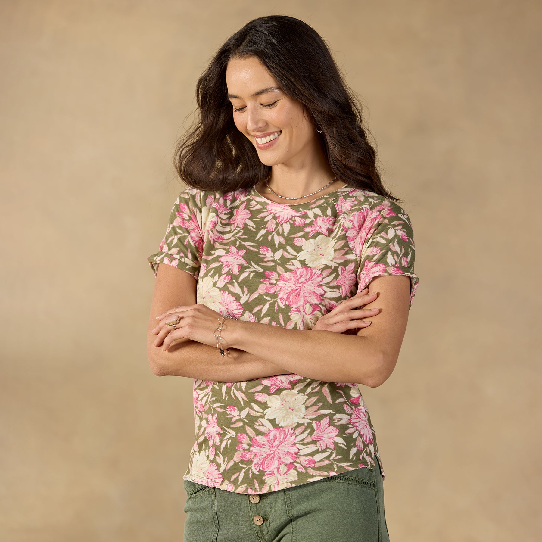 Miranda Floral Tee - Sundance Living
