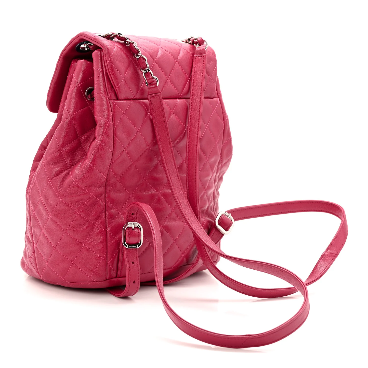 Calfskin Quilted Small Urban Spirit Backpack Dark Pink - Top Club