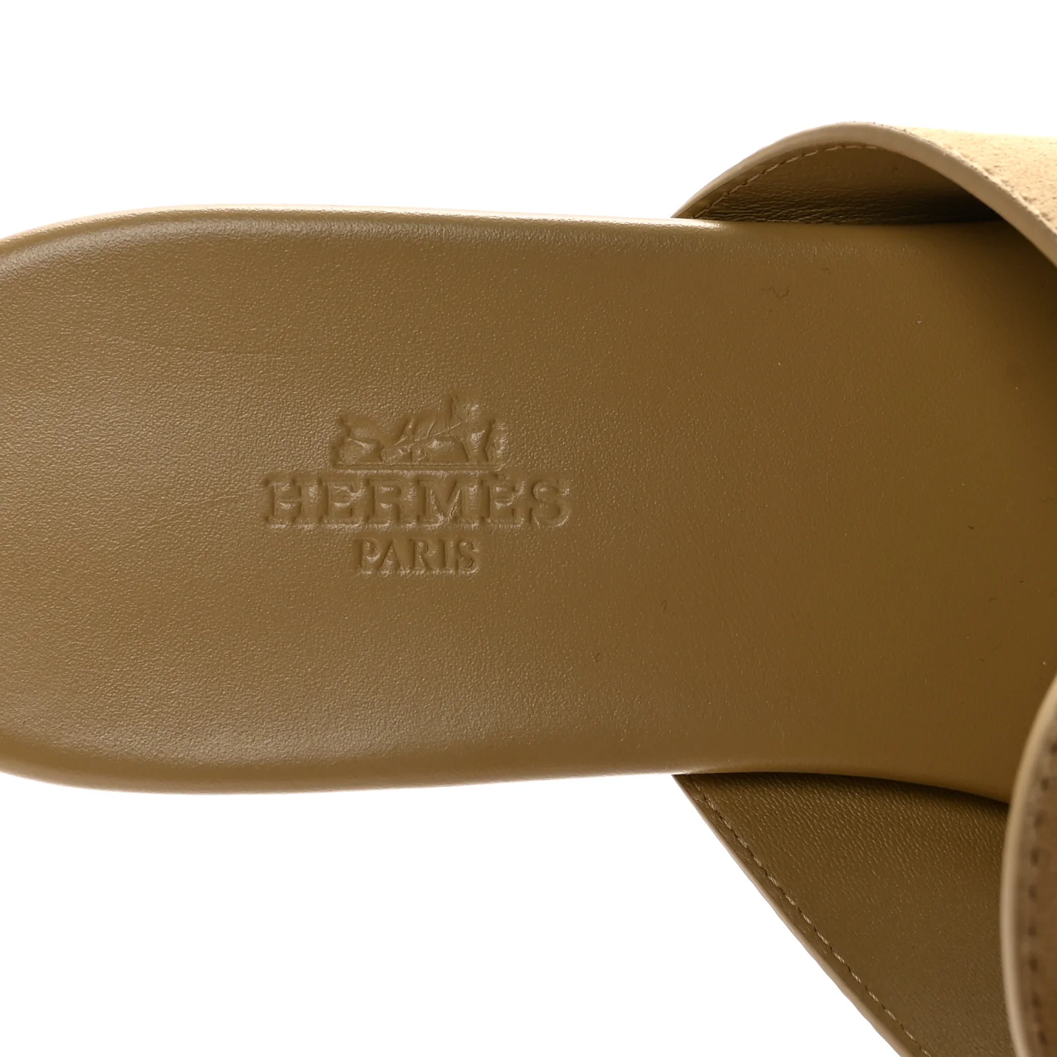 Suede Goatskin Womens Mage Sandals 38.5 Beige Albatre - Top Club