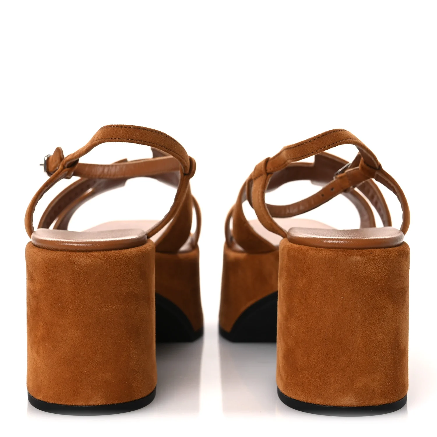Suede Goatskin Jam 30 Sandals 40 Naturel - Top Club