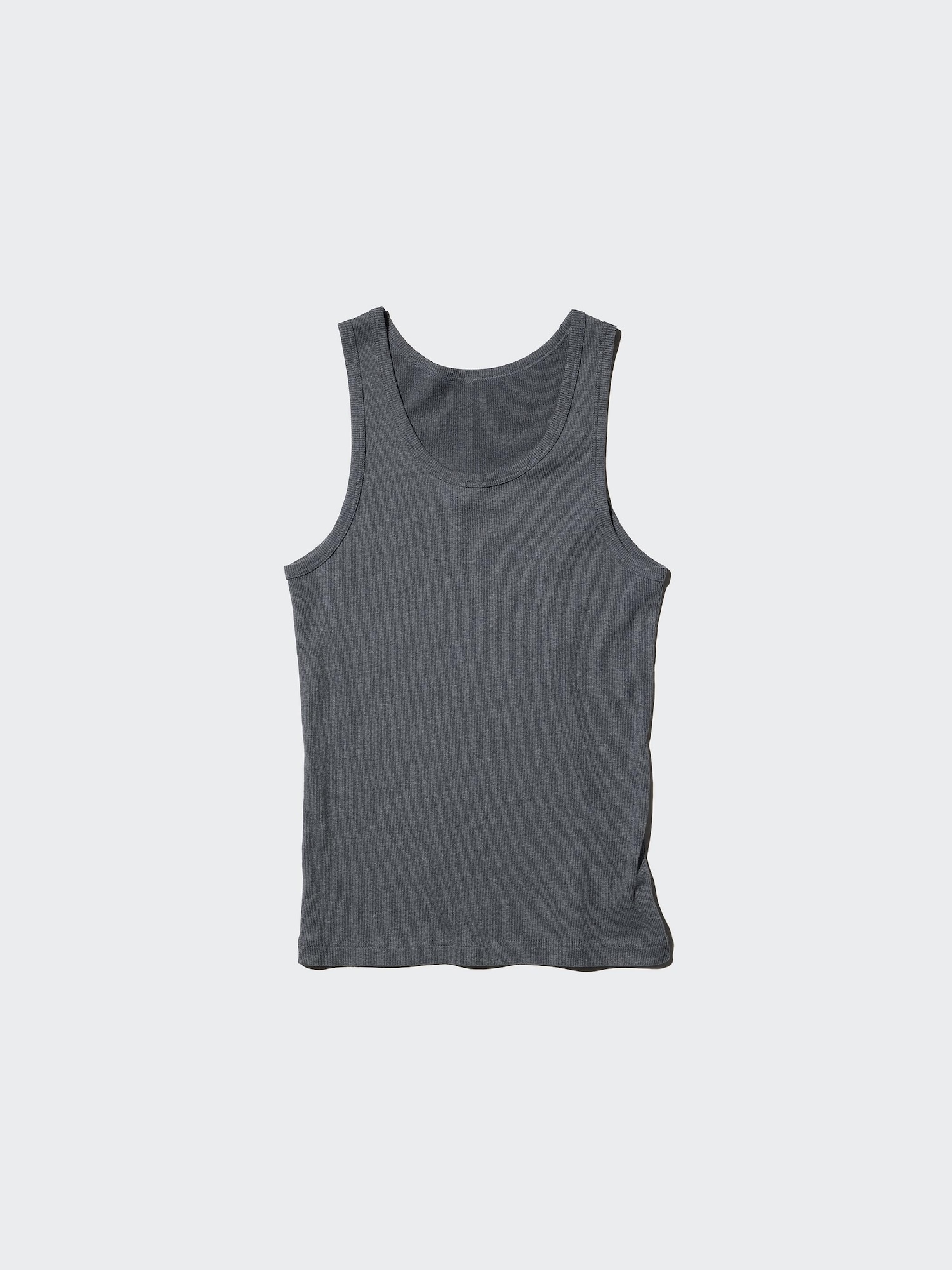 Dry Colour Ribbed Tank Top