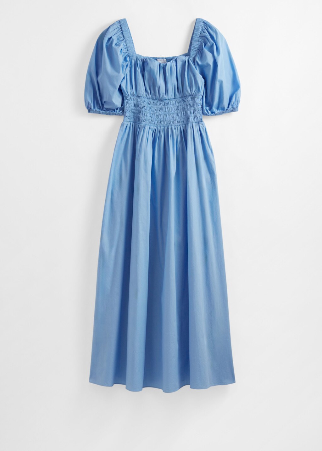 & Other Stories PUFF-SLEEVE MIDI DRESS