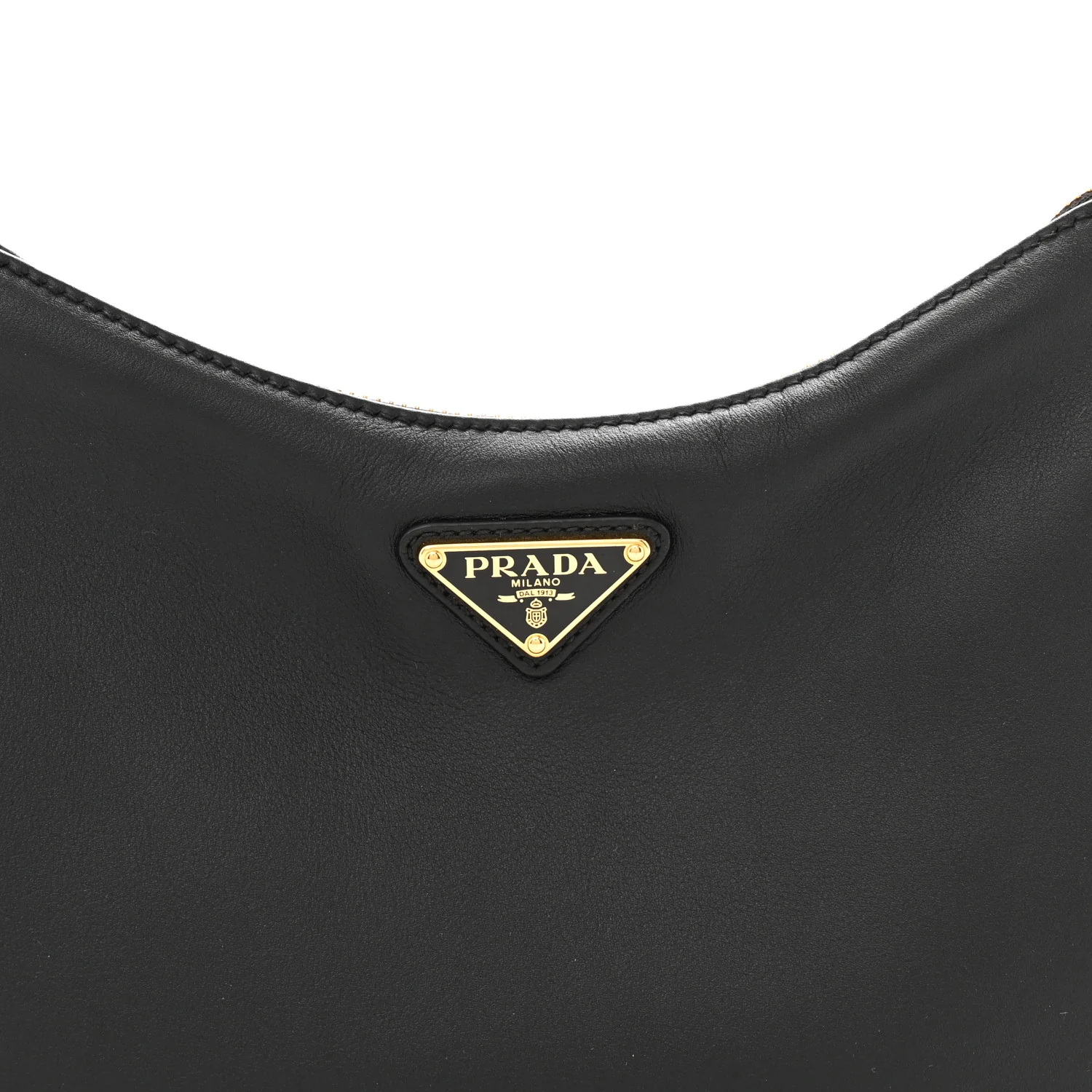Soft Calfskin Medium Aimee Shoulder Bag Black - Top Club