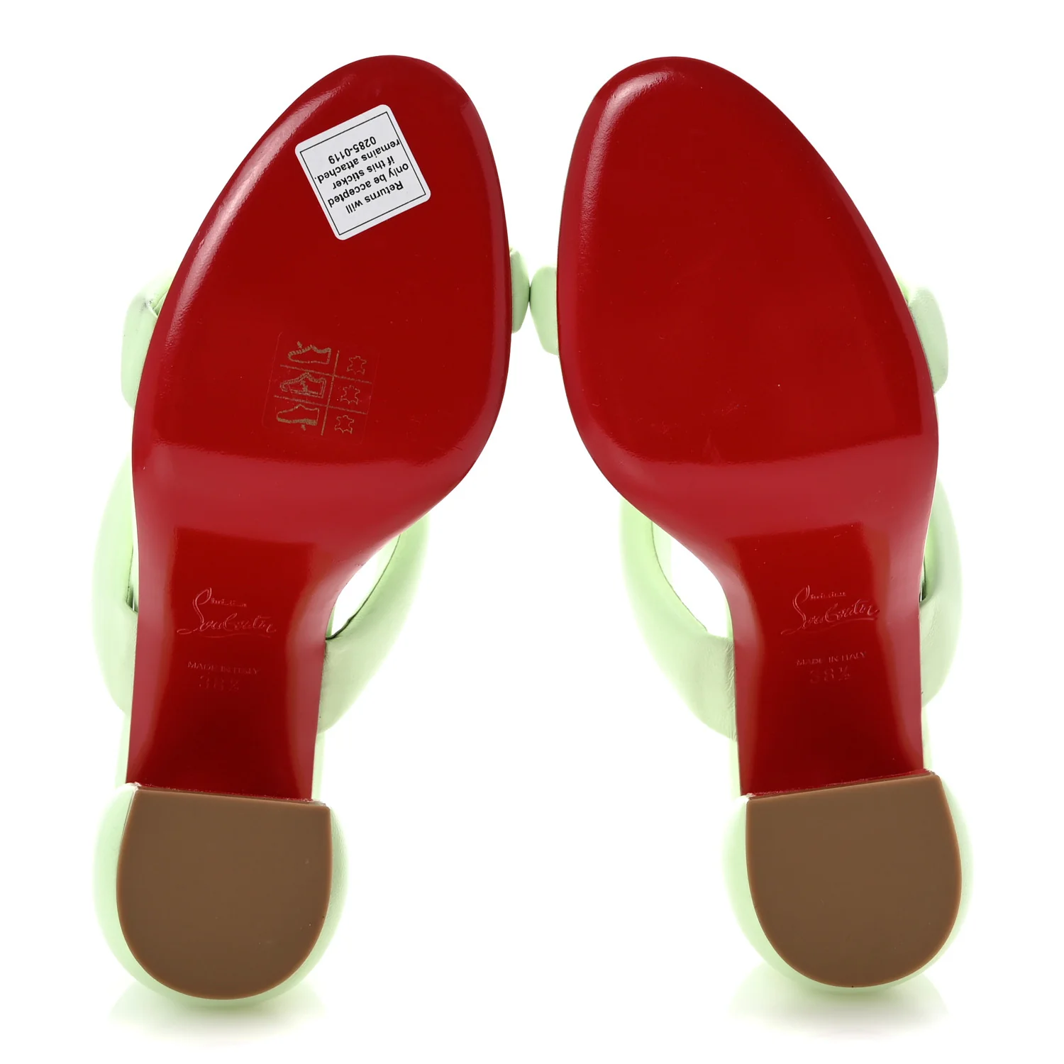 Nappa Inflama Sab 85 Sandals 38.5 Studio Green - Top Club