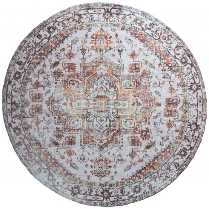 Nora bruin 160cm rond