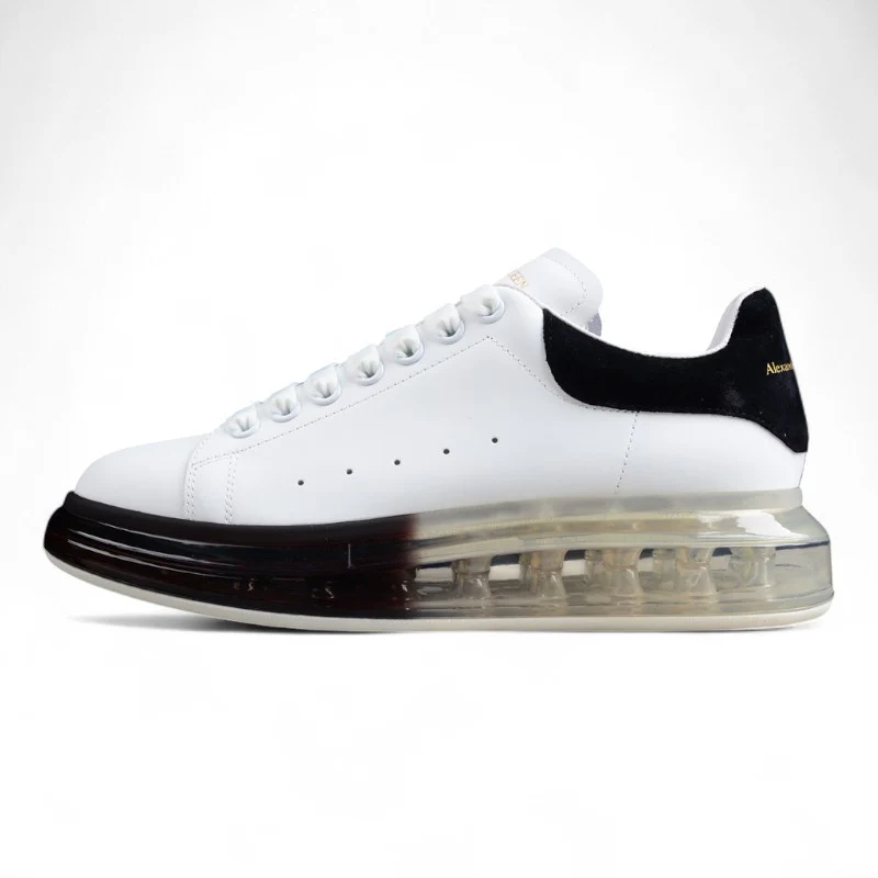 Alexander McQueen Oversized Air Sole Sneaker in White/Black - Sneaker Replica Workshop