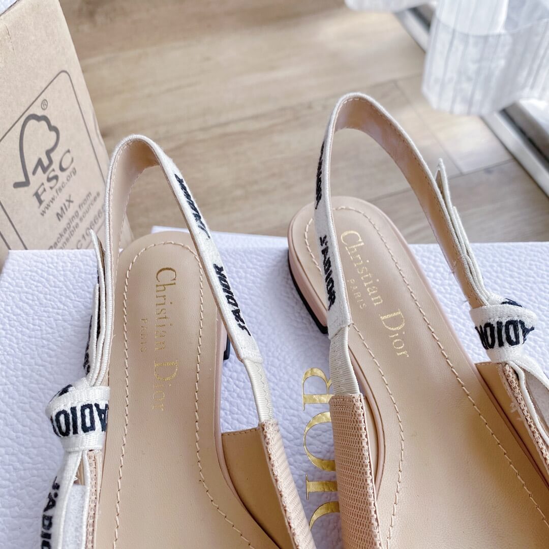 J Adior Slingback Flat - Top Club