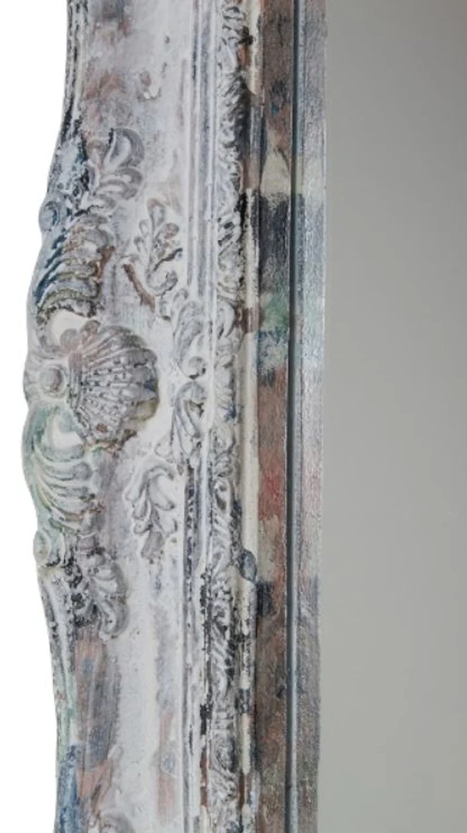 Baroque style mirror / wall mirror antique gray 42 x H. 54 cm - Baroque furniture