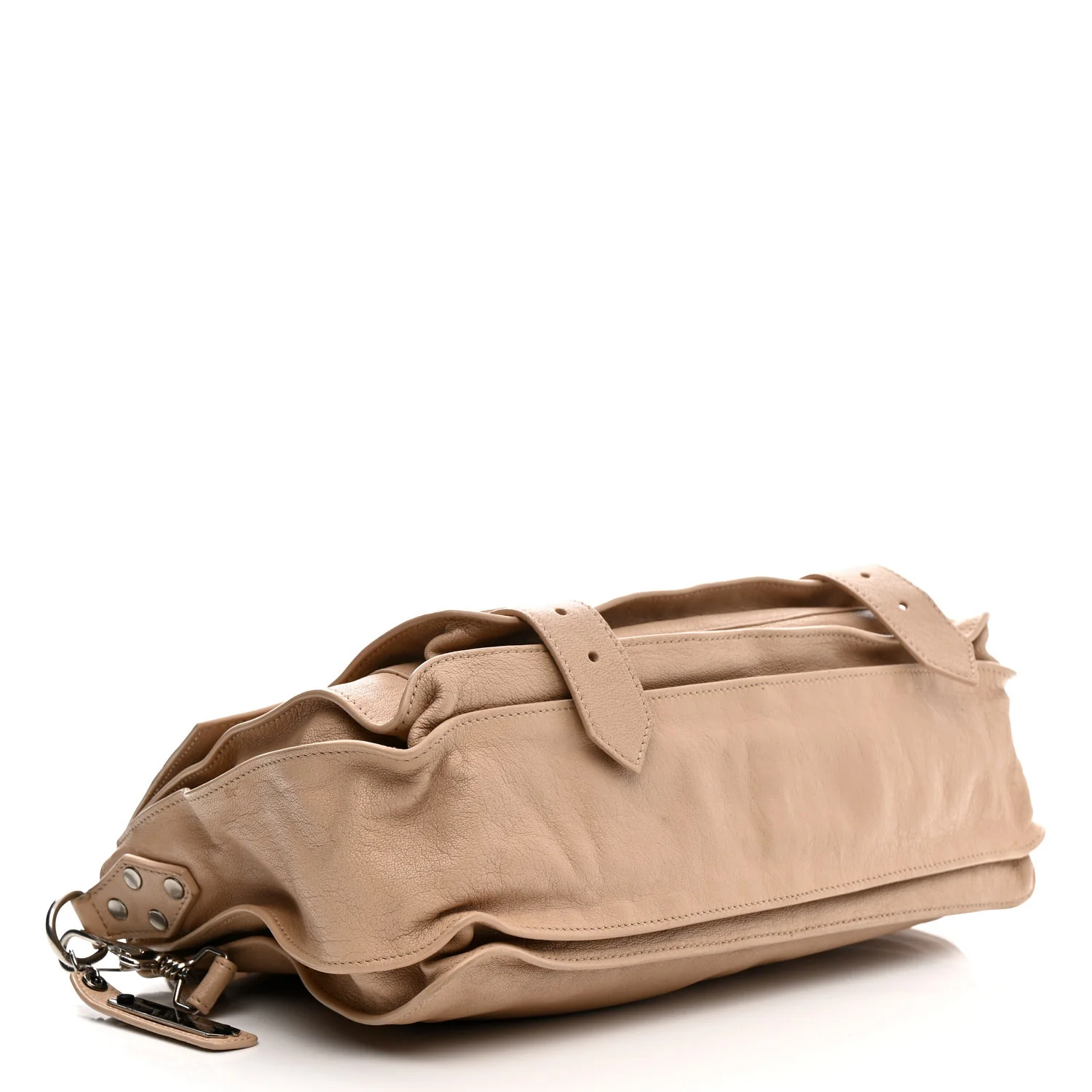 Lambskin Medium PS1 Satchel Nude - Top Club