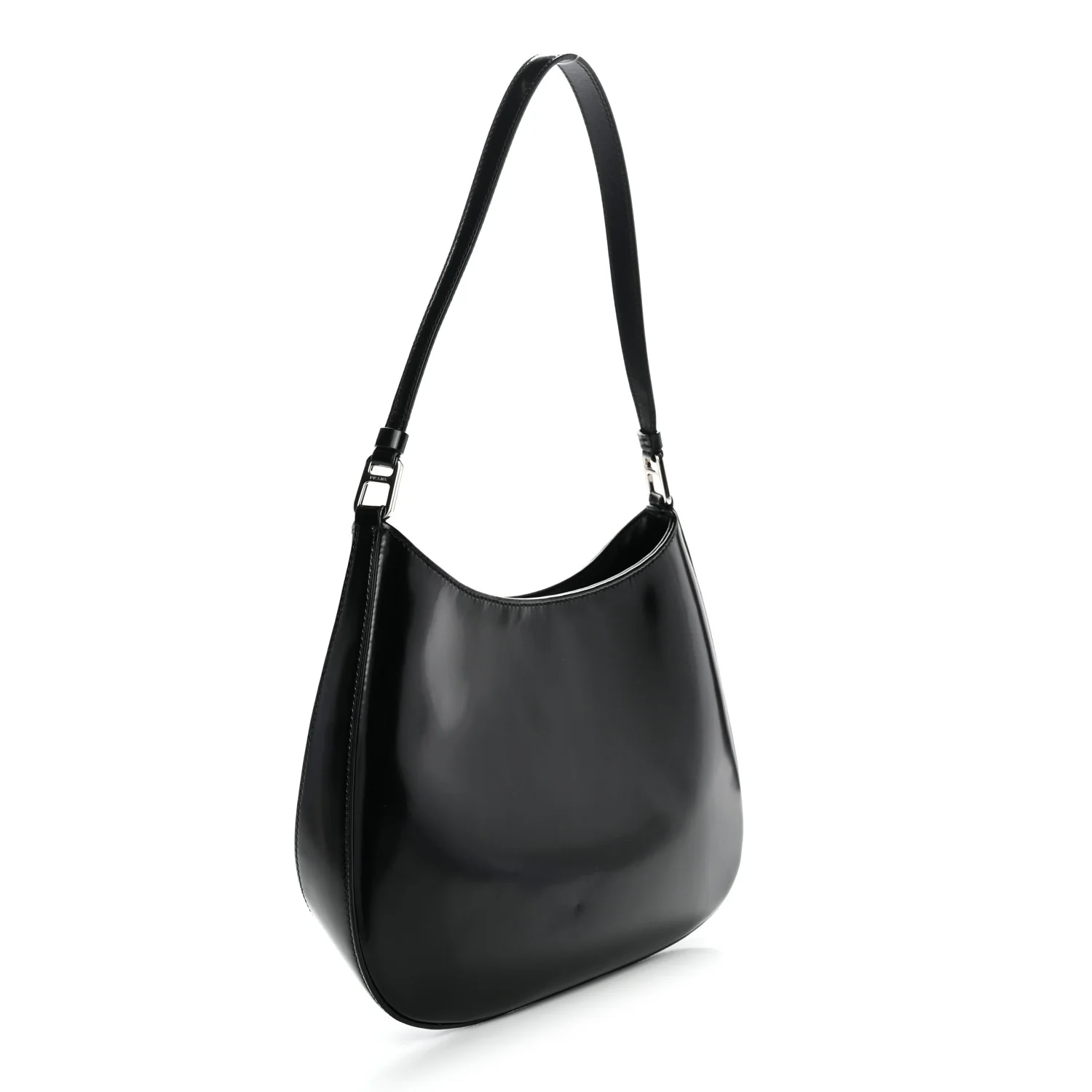 Spazzolato Cleo Shoulder Bag Black - Top Club