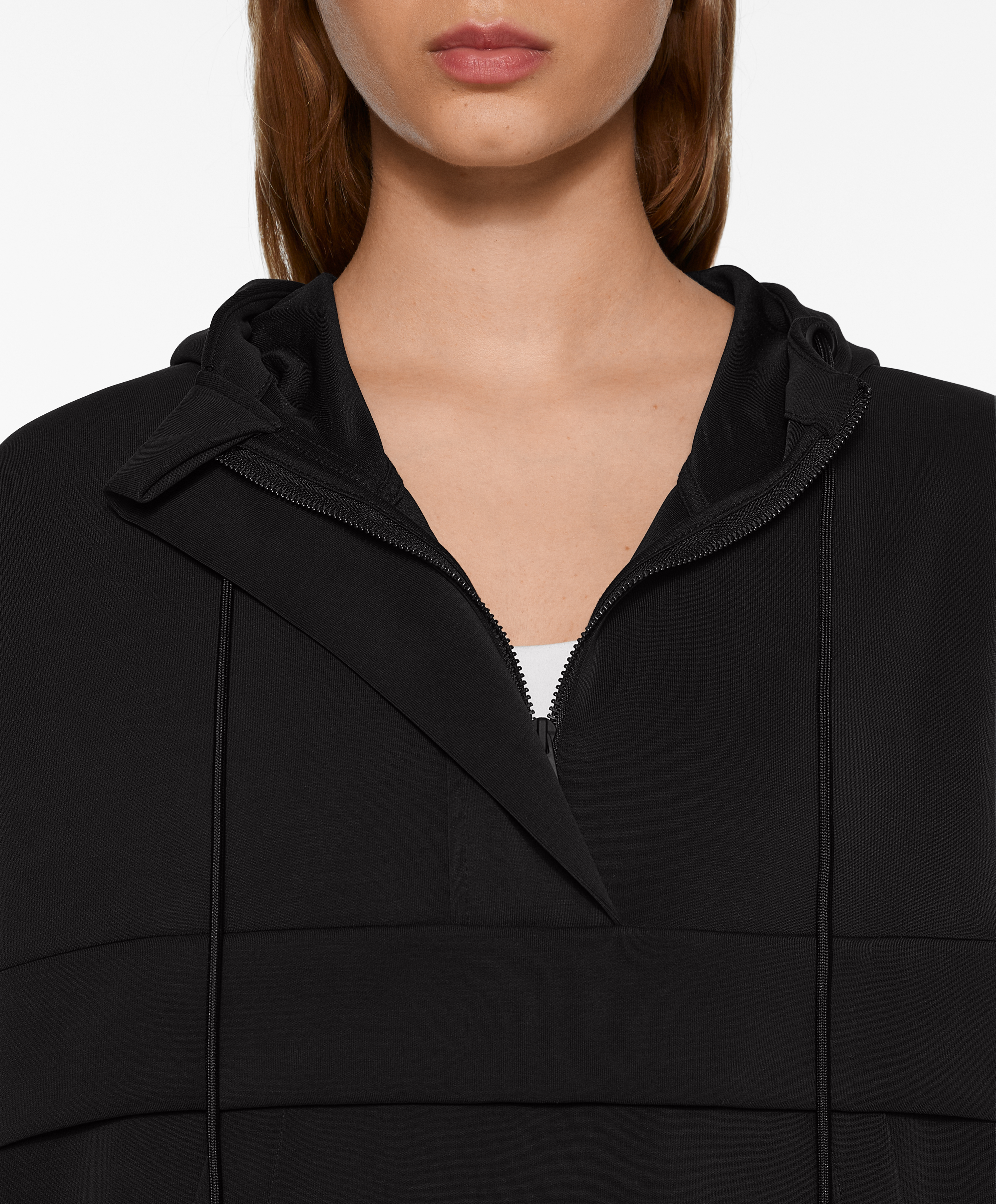 OYSHO Soft-touch sweatshirt with modal and zip