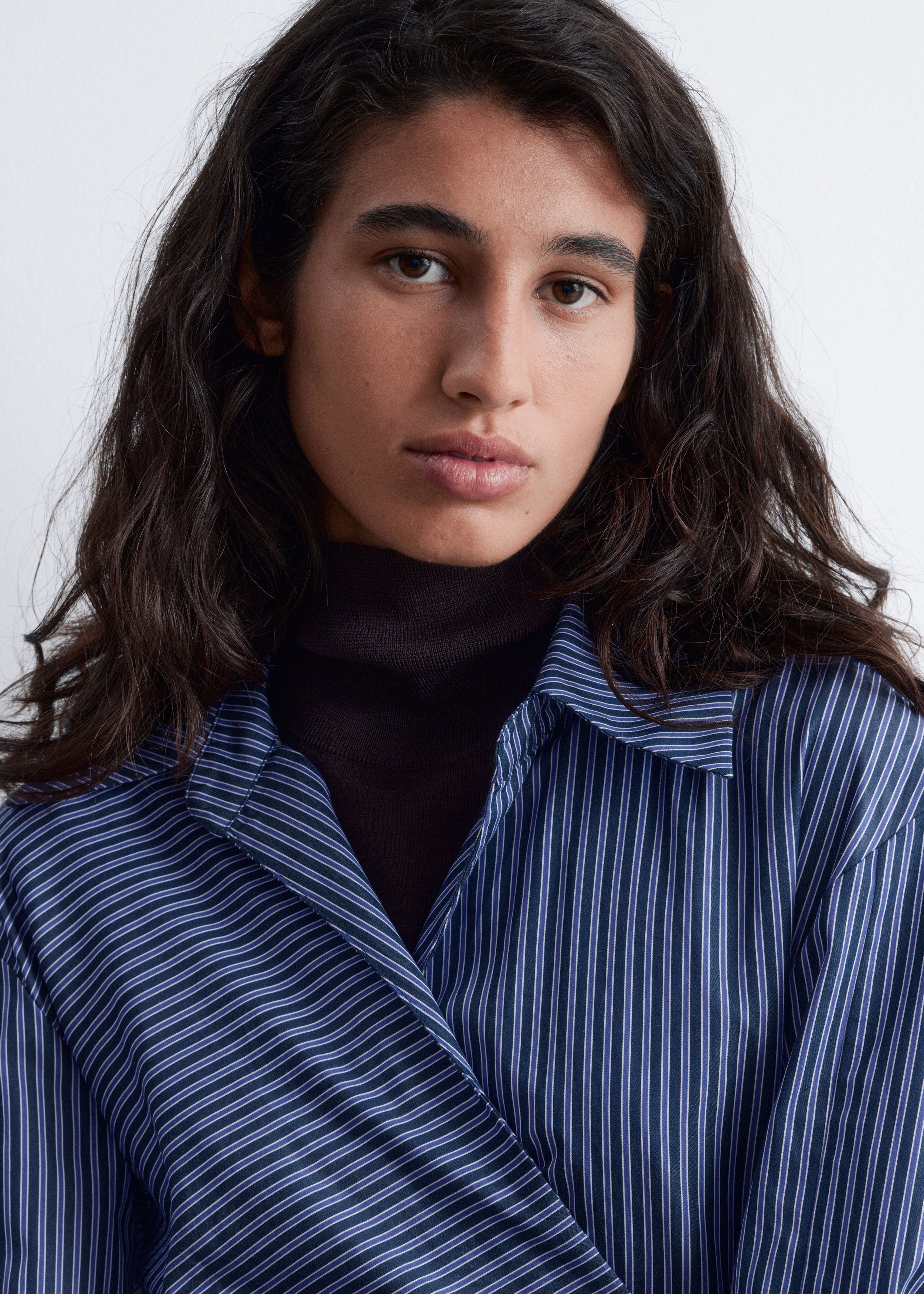 & Other Stories WRAP SHIRT MINI DRESS