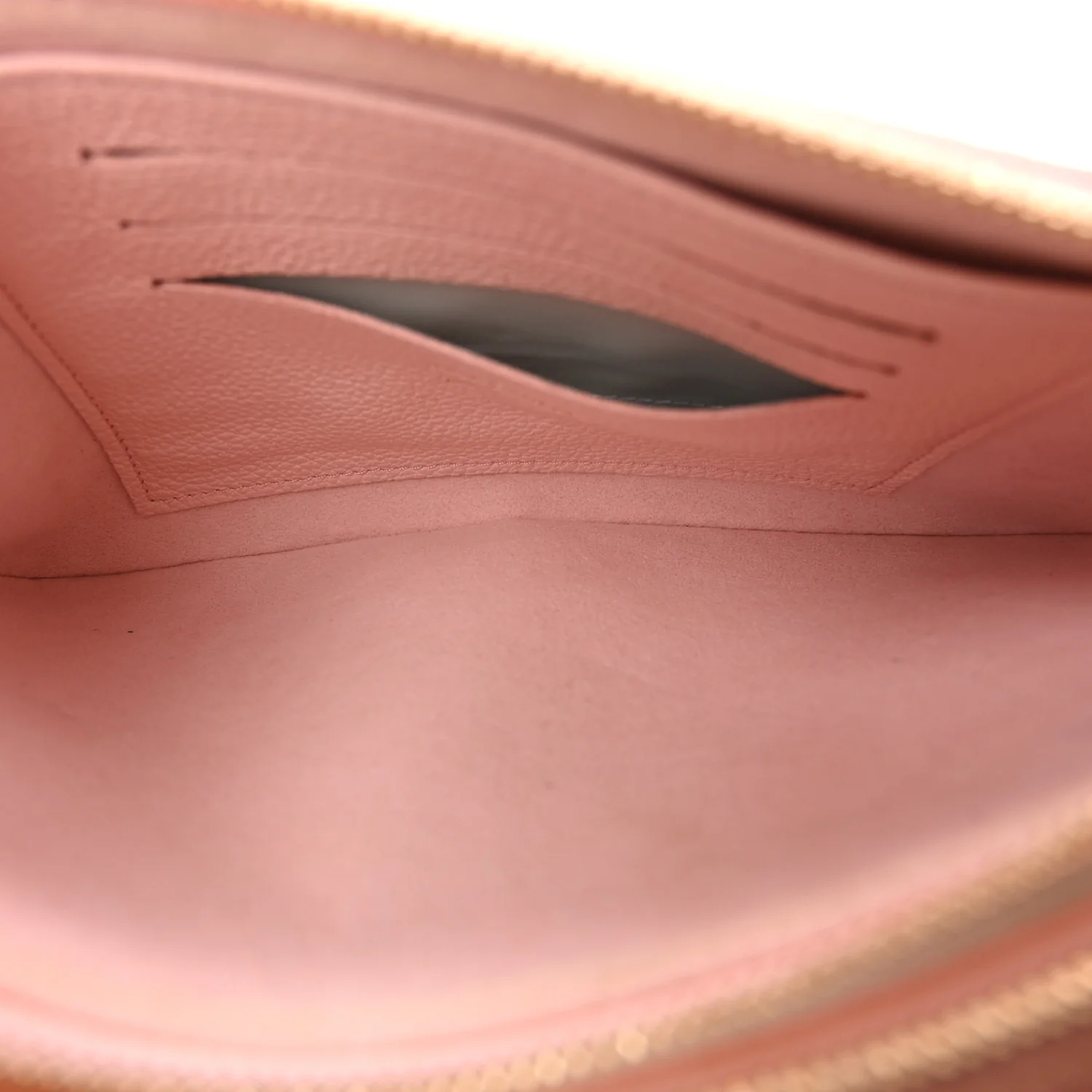 Empreinte Monogram Double Zip Pochette Rose - Top Club