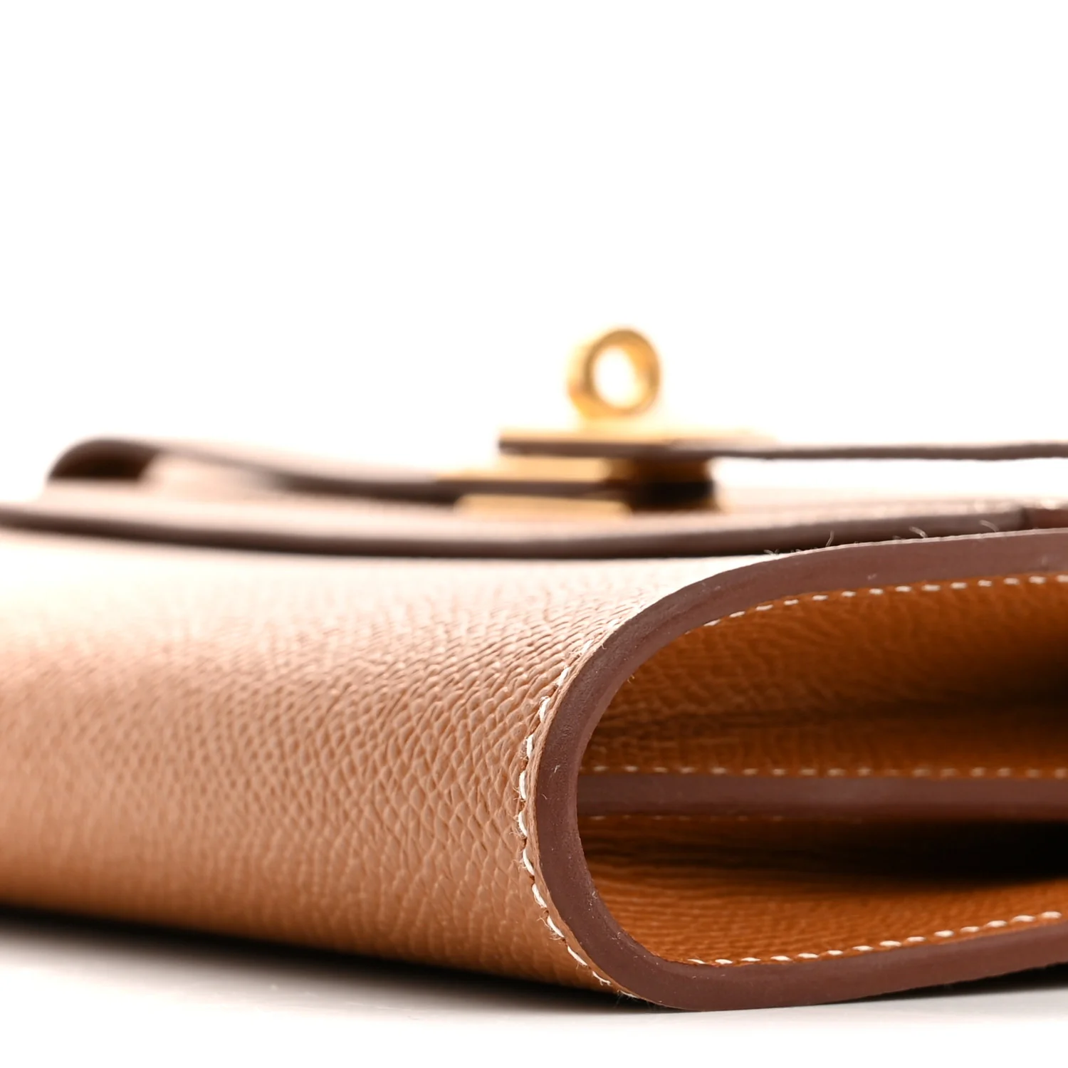 Epsom Kelly Wallet To Go Gold - Top Club