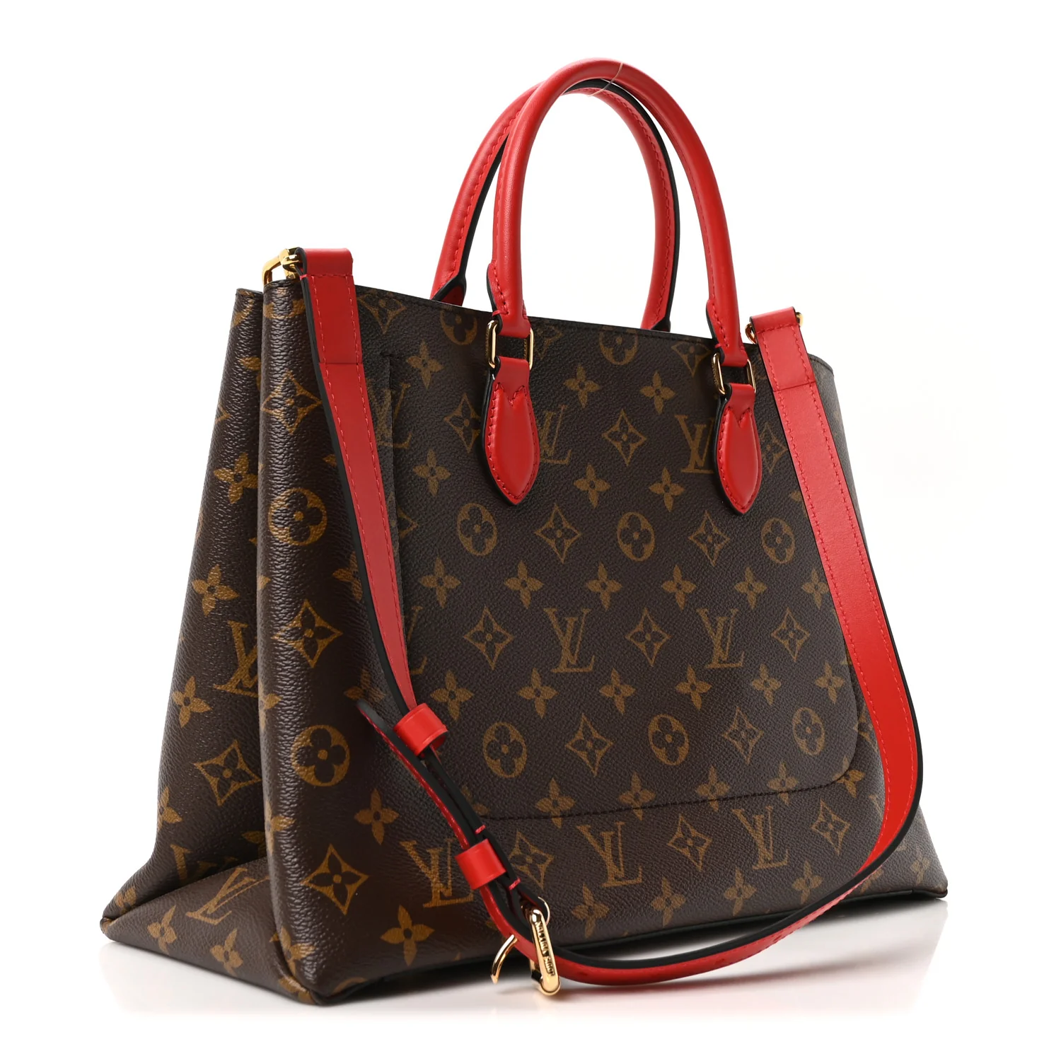Monogram Flower Tote Coquelicot - Top Club
