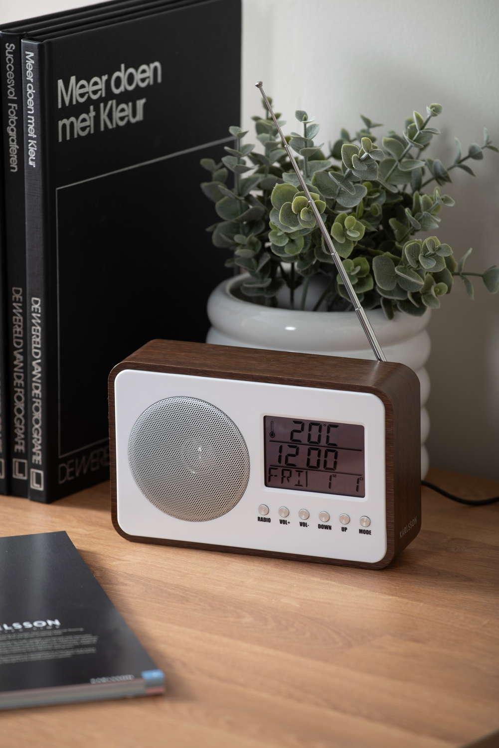 Wekker FM Radio - Zwart