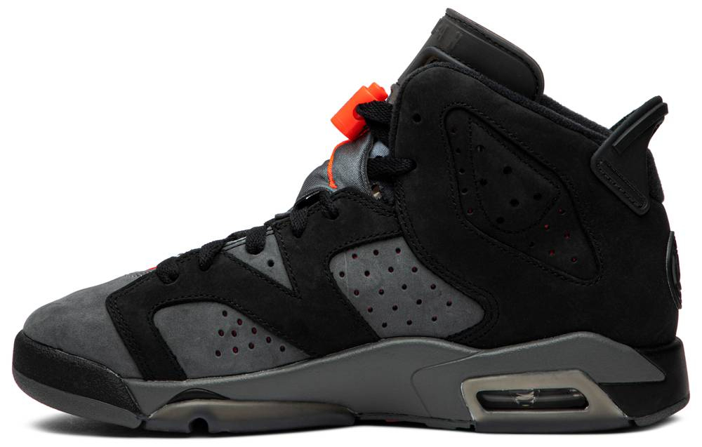 Paris Saint-Germain x Air Jordan 6 Retro BG  Iron Grey  CN1078-001 - Sneaker Replica Workshop