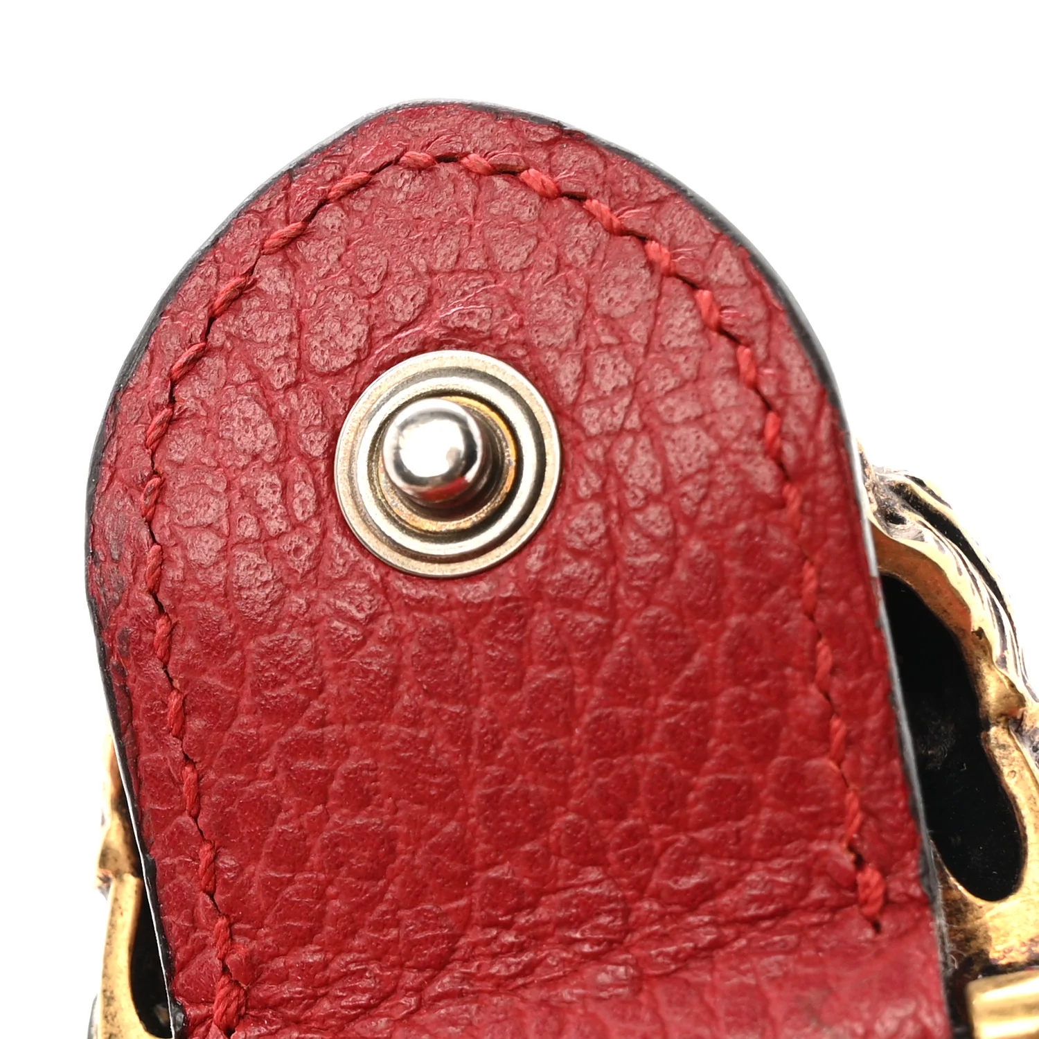 Calfskin Super Mini Dionysus Shoulder Bag Hibiscus Red - Top Club