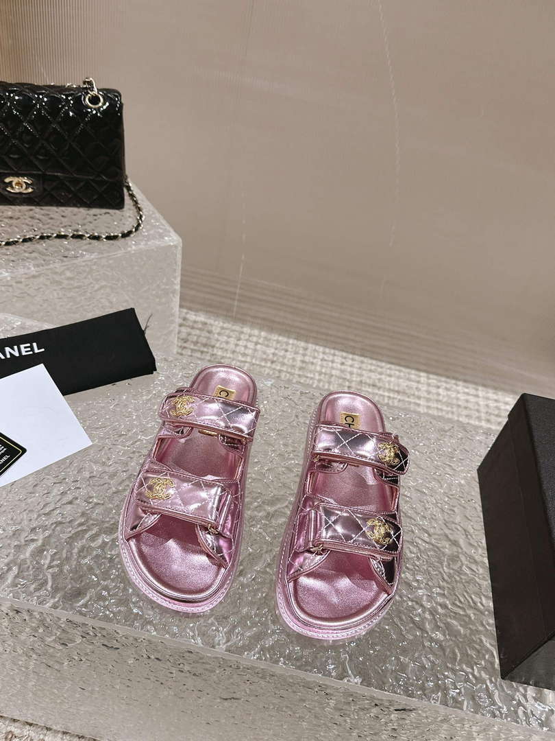 Chanel Women's Velcro sandals Fashion Shoes C93241 - Sneaker Replica Workshop