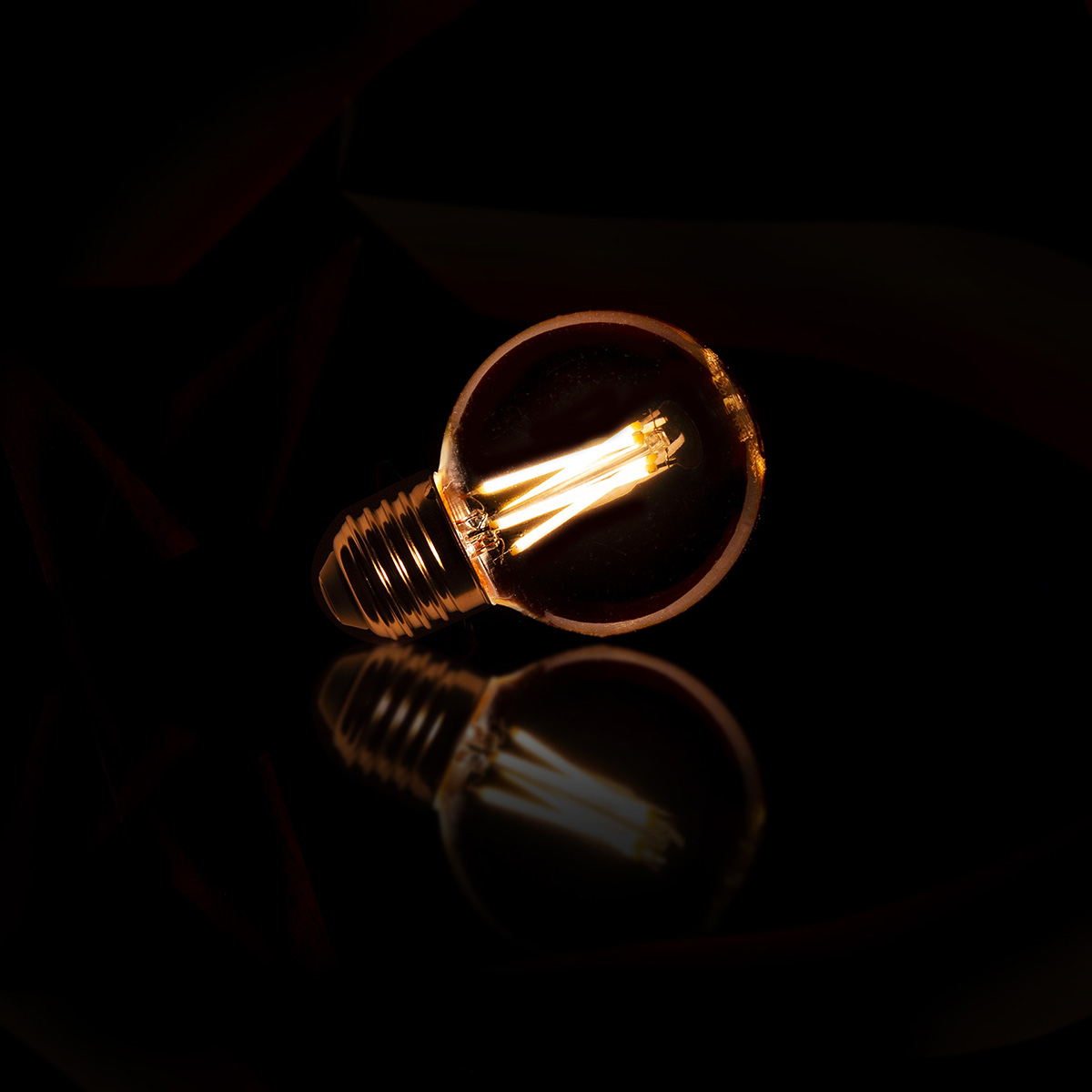 Lamp H -  LED filament bol Ø6