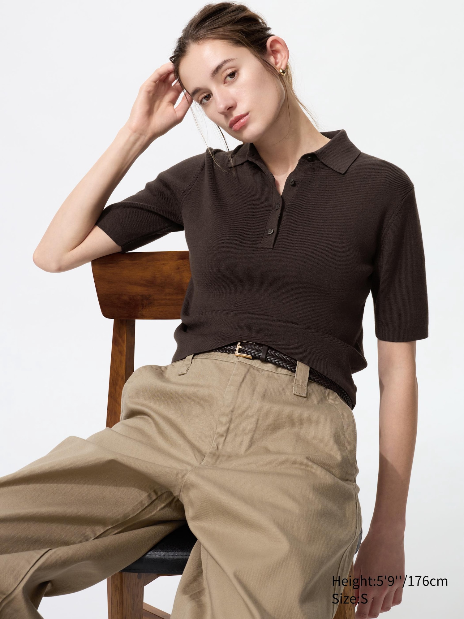 Polo Short Sleeve Sweater