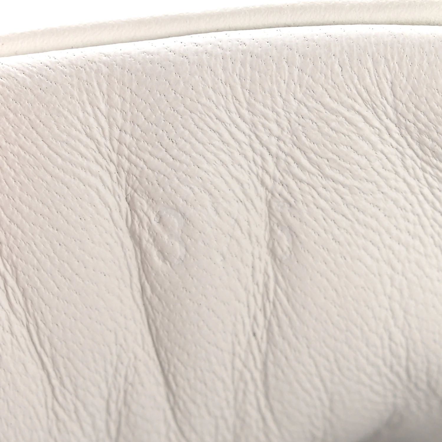 Calfskin Perforated Mosaic Day Sneakers 37.5 White - Top Club
